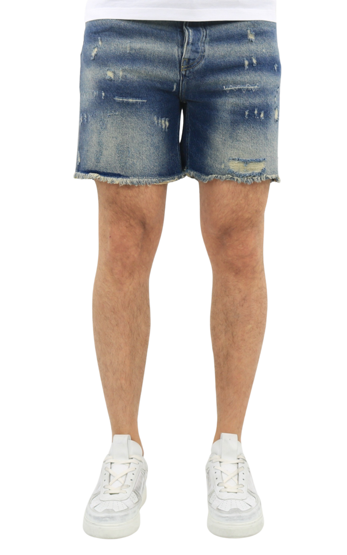 Men Blue Jean Short