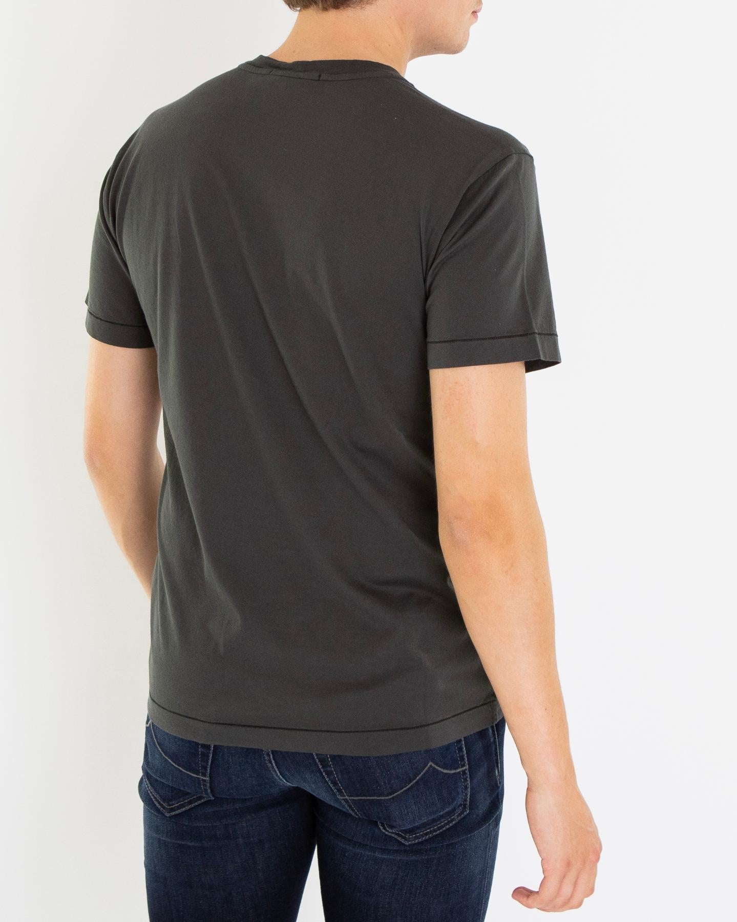 Heren Compasslogo T-Shirt Grijs