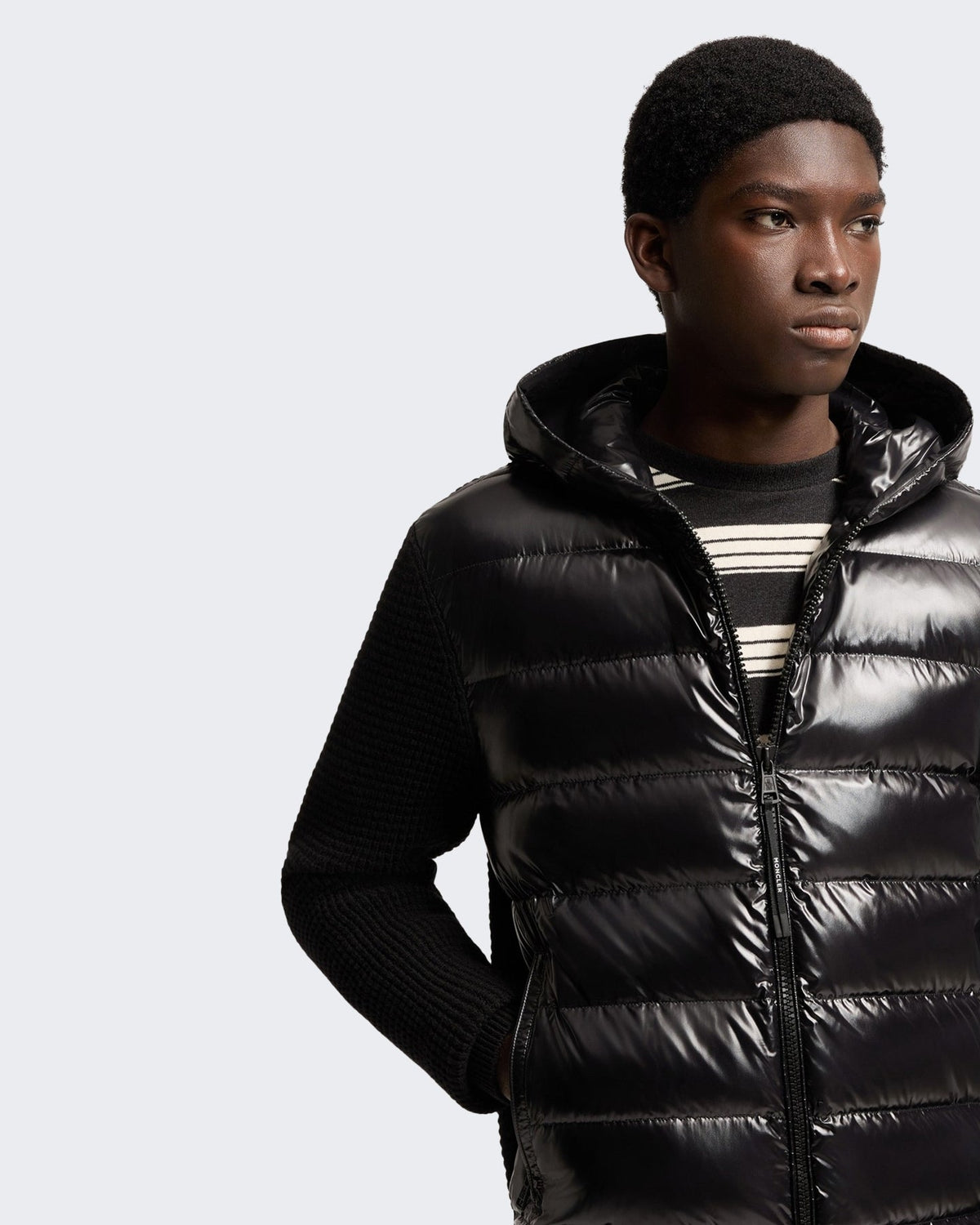 Moncler Heren Cardigan-L20919b00059 M4281-Black Zwart - Eleganza.nl