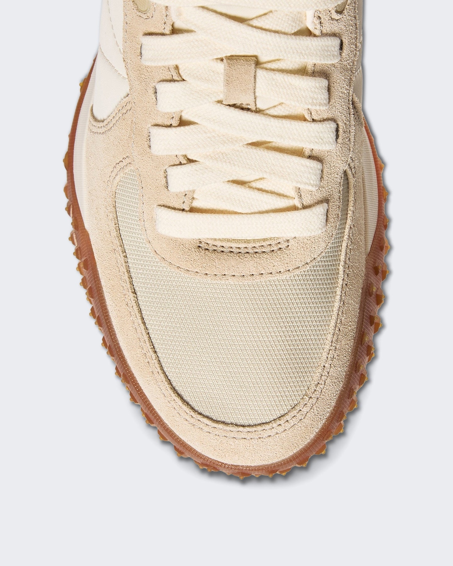 Moncler Heren City Trek lagetop sneakers Creme - Eleganza.nl