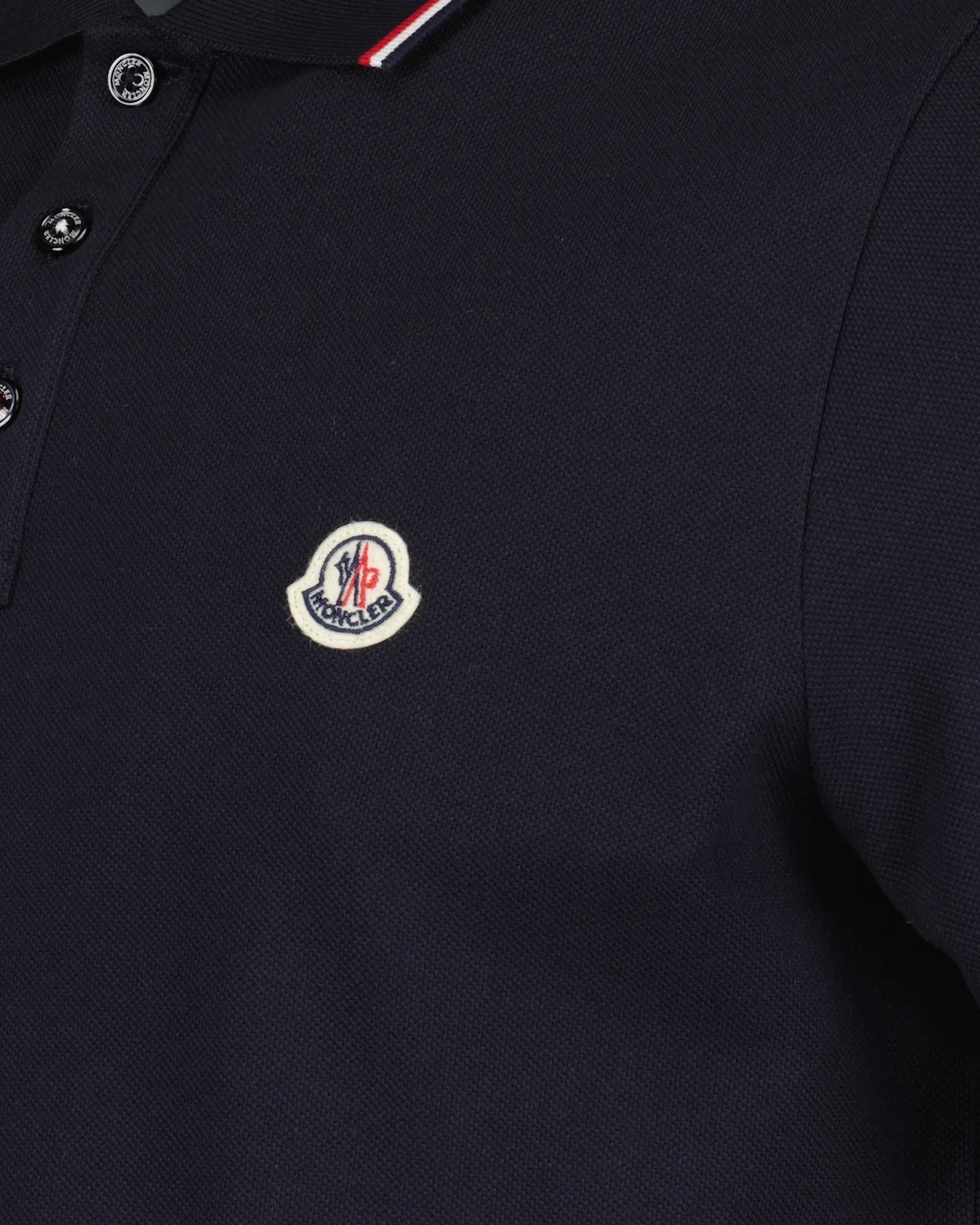 Moncler Heren Polo met korte mouwen Blauw - Eleganza.nl