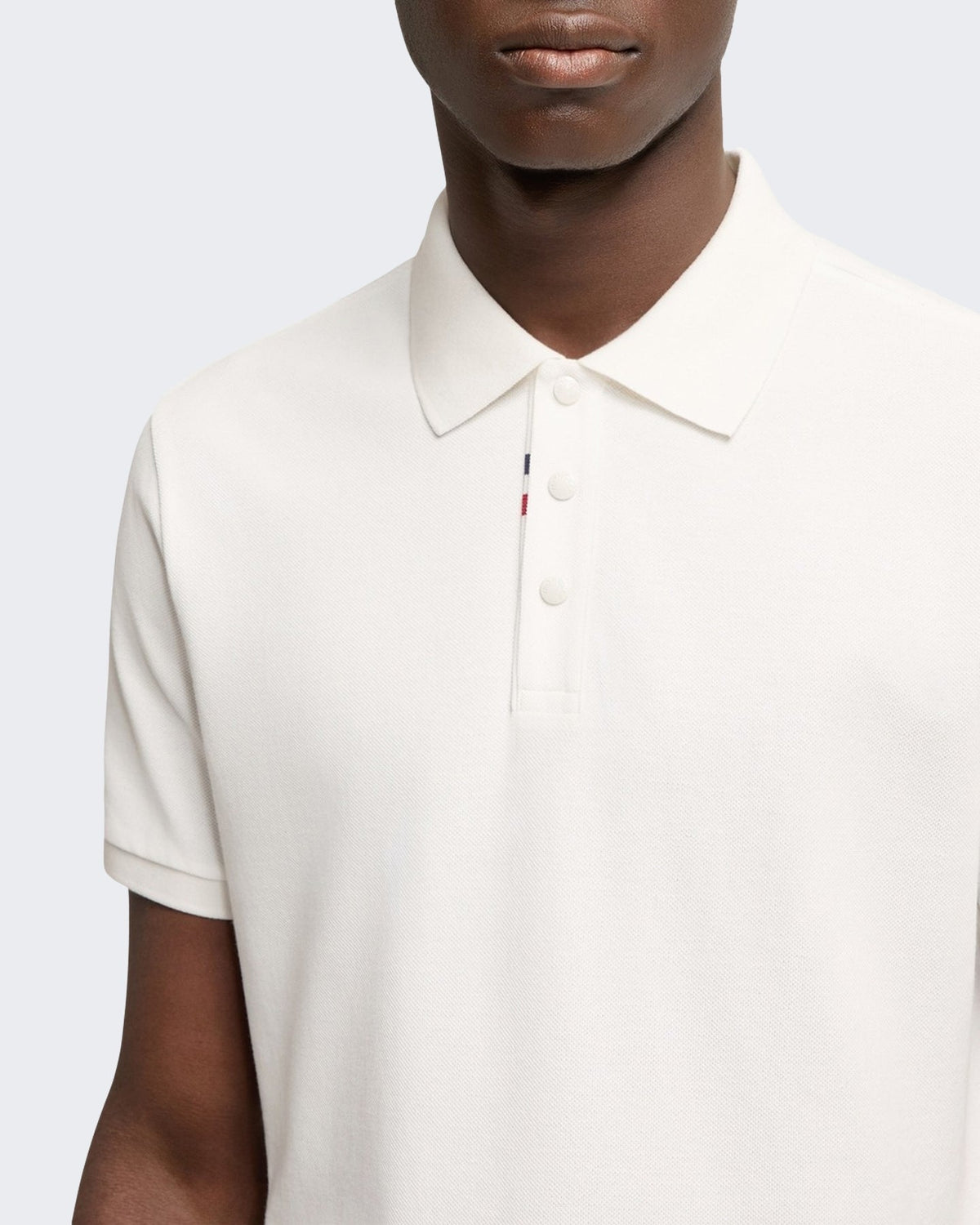 Moncler Heren Polo met korte mouwen Naturel - Eleganza.nl