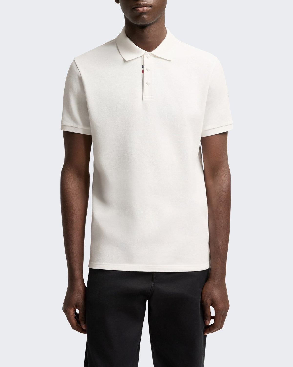 Moncler Heren Polo met korte mouwen Naturel - Eleganza.nl
