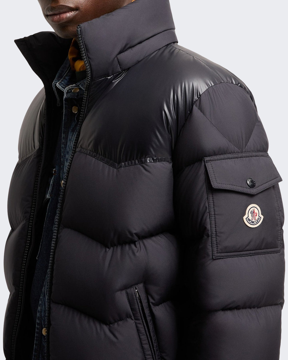 Moncler Heren Ravelis gewatteerde Blauw - Eleganza.nl