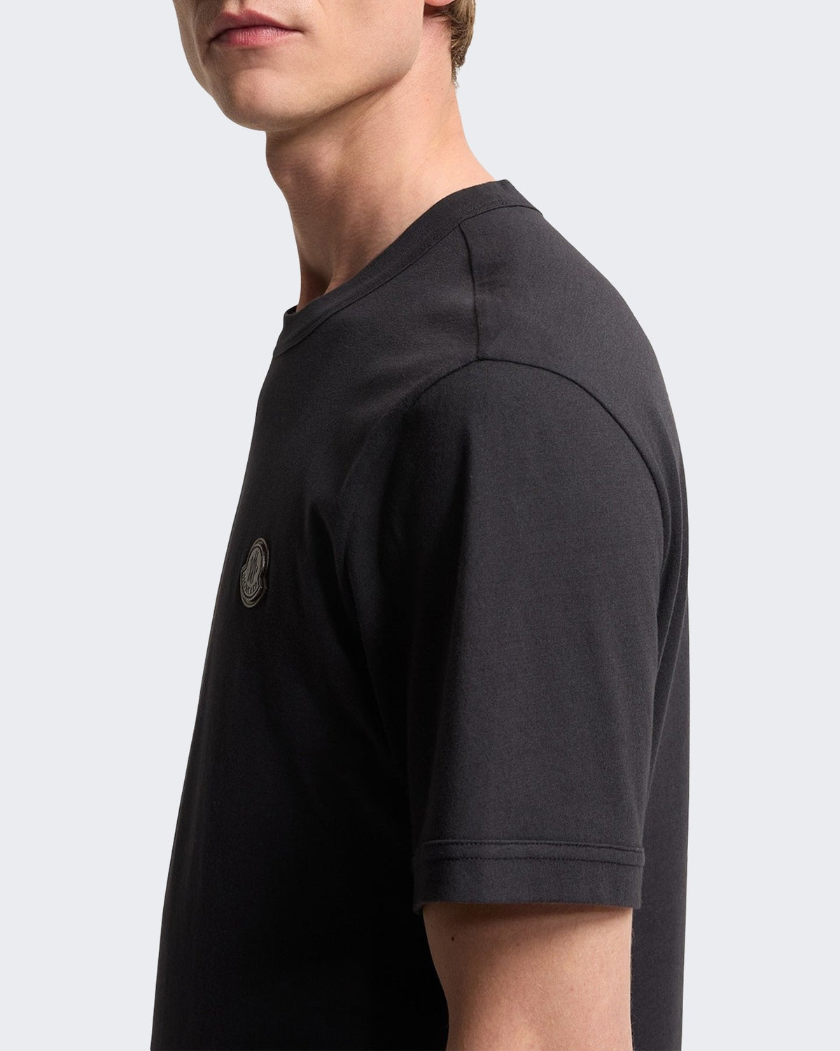 Moncler Heren Ss T-Shirt-L20918c00061 89b8y-Blauw - Eleganza.nl