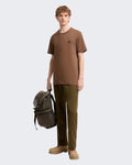 Men's T-shirt met korte mouwen Brown