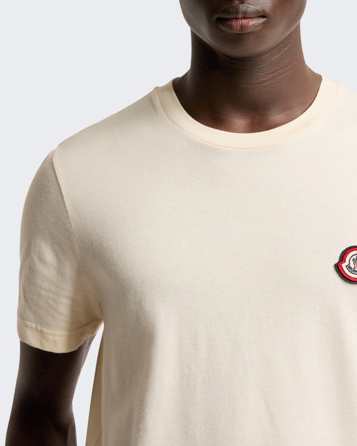 Moncler Heren T-shirt met korte mouwen Grijs - Eleganza.nl