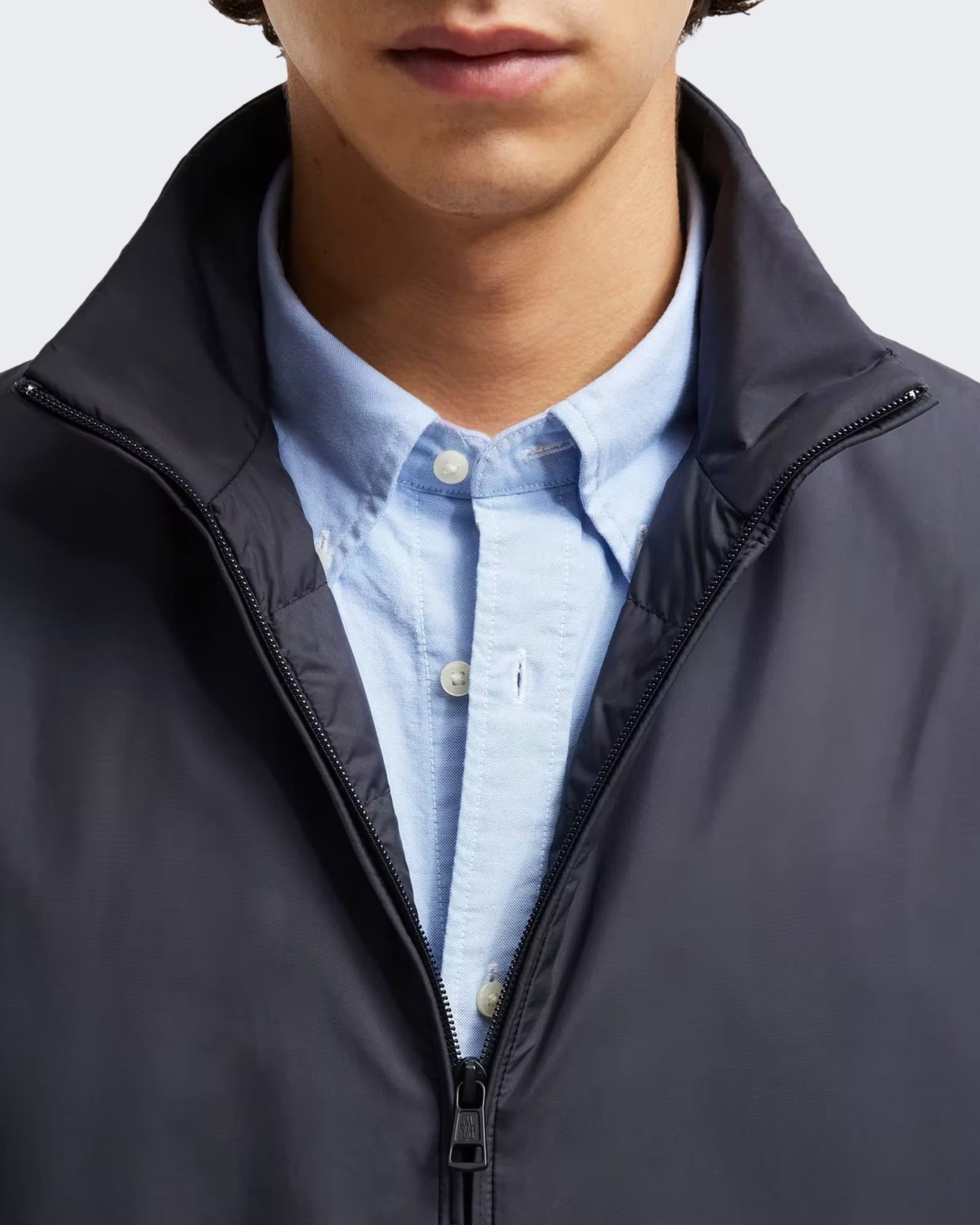 Moncler Moncler Heren Solienn gewatteerde Blauw jas - Eleganza.nl