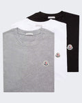 Moncler Heren T-shirt 3-pack met korte mouwen Multicolor