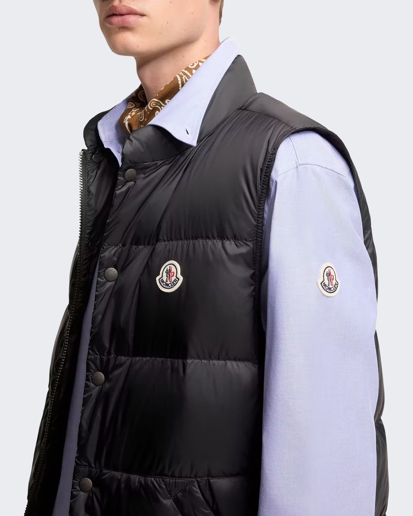 Moncler Moncler Heren Tuquerouye gewatteerd vest Zwart - Eleganza.nl