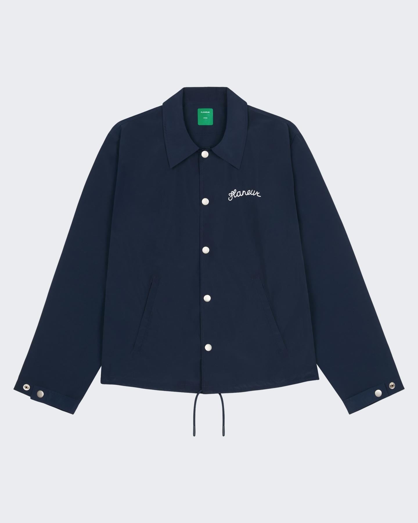 Heren Signature Coach Jacket Blauw