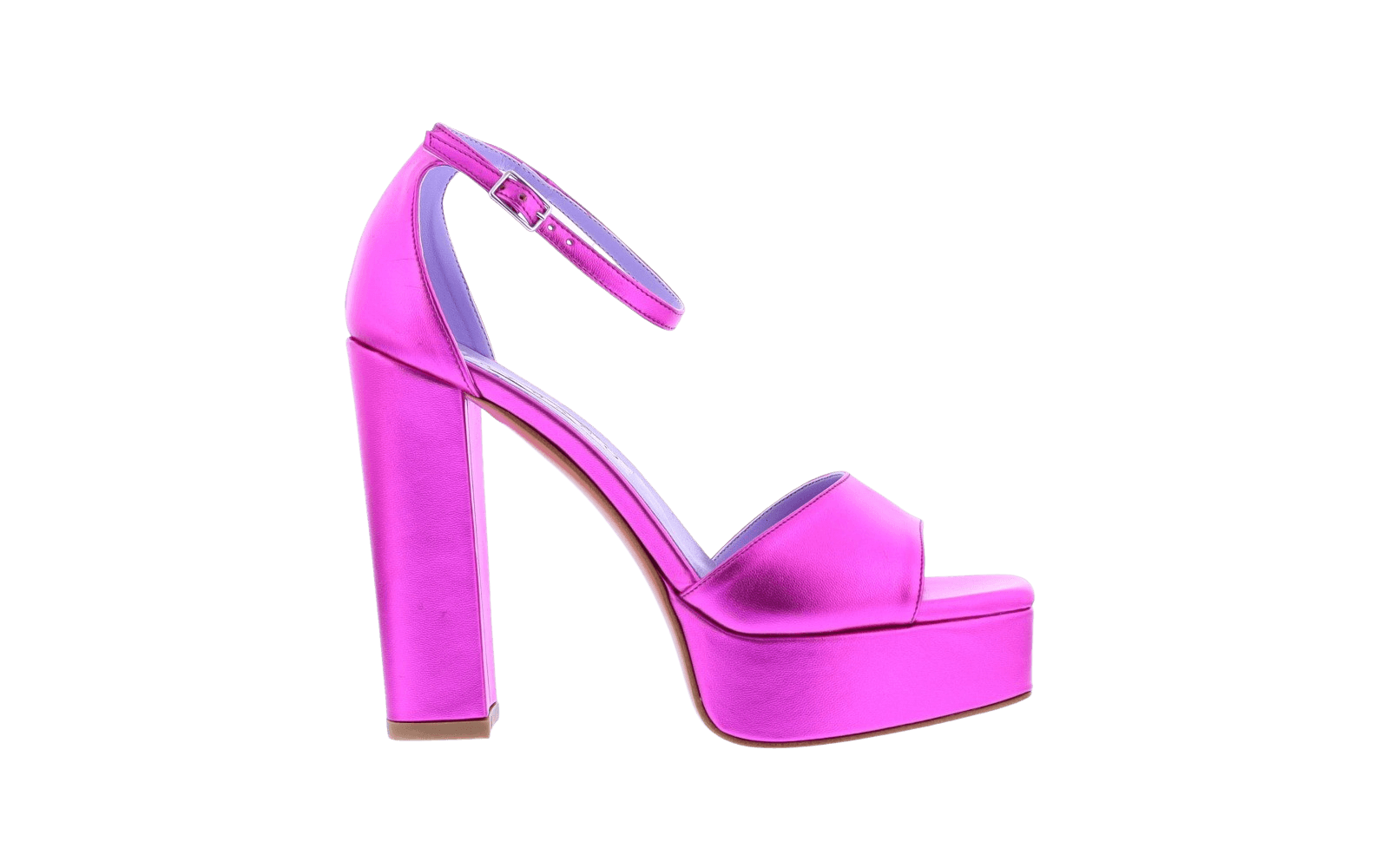 Women Sandalo Metallic Fuxia
