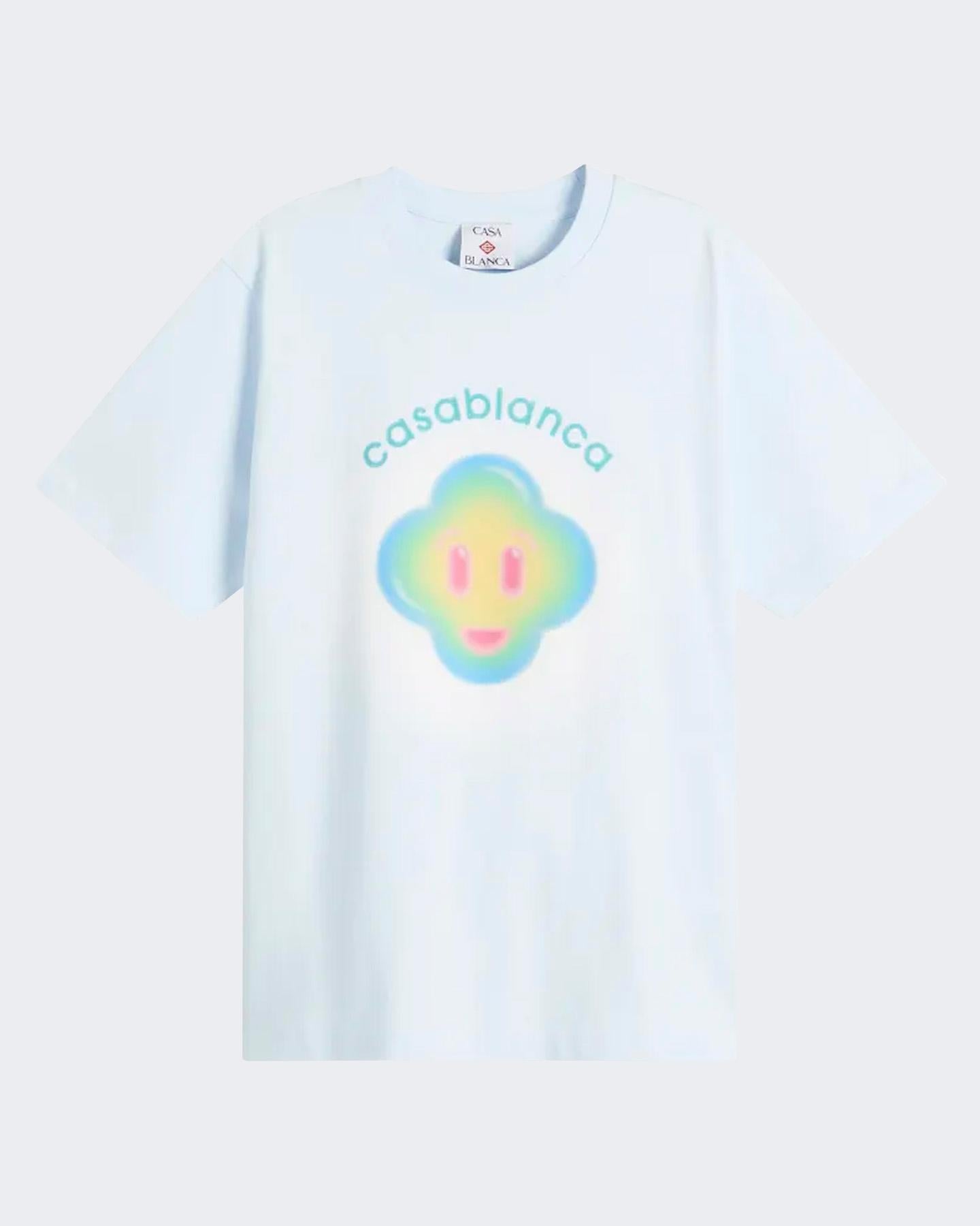 Casablanca Heren Airbrush Smiley T-Shirt