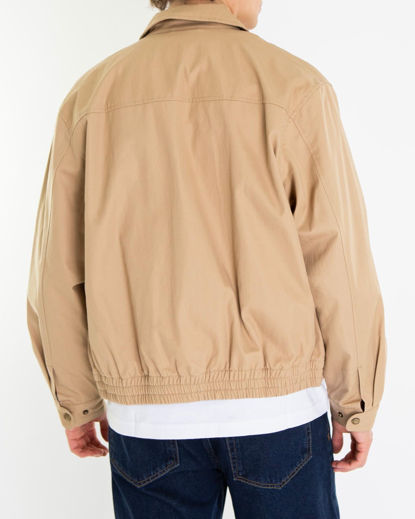 Heren Chain Garden Hose Jacket Beige