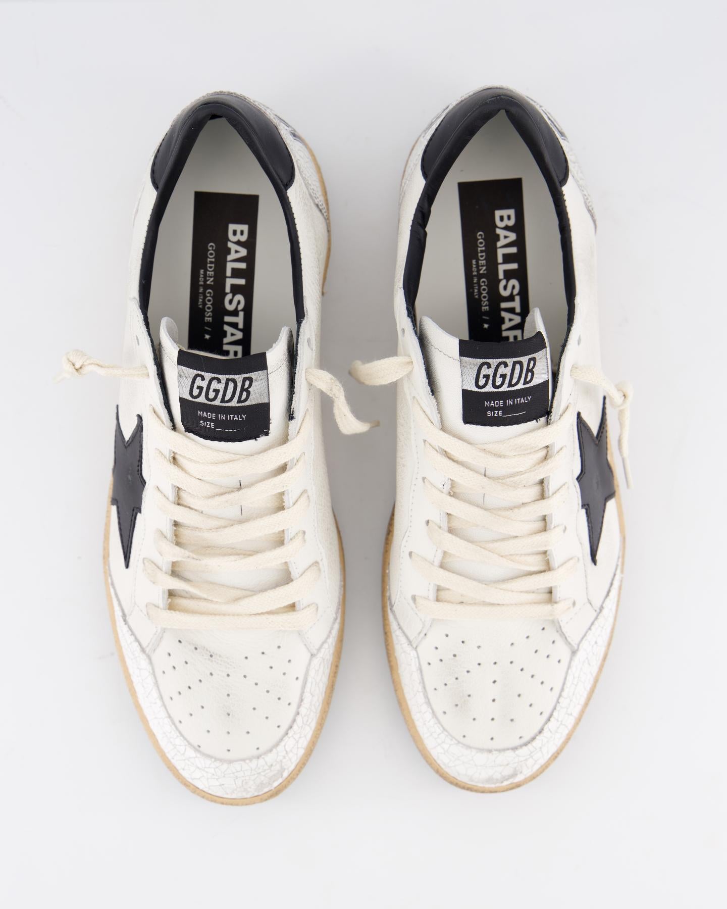 Heren Ball Star Sneaker Wit/Zwart
