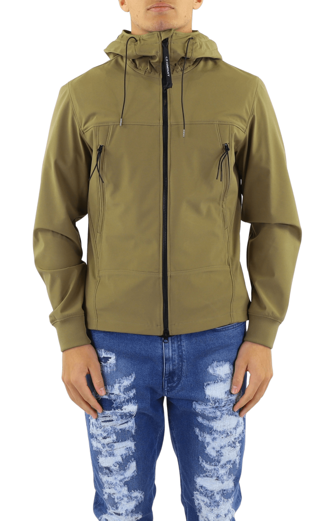 Men Soft Shell Medium Jacket Green