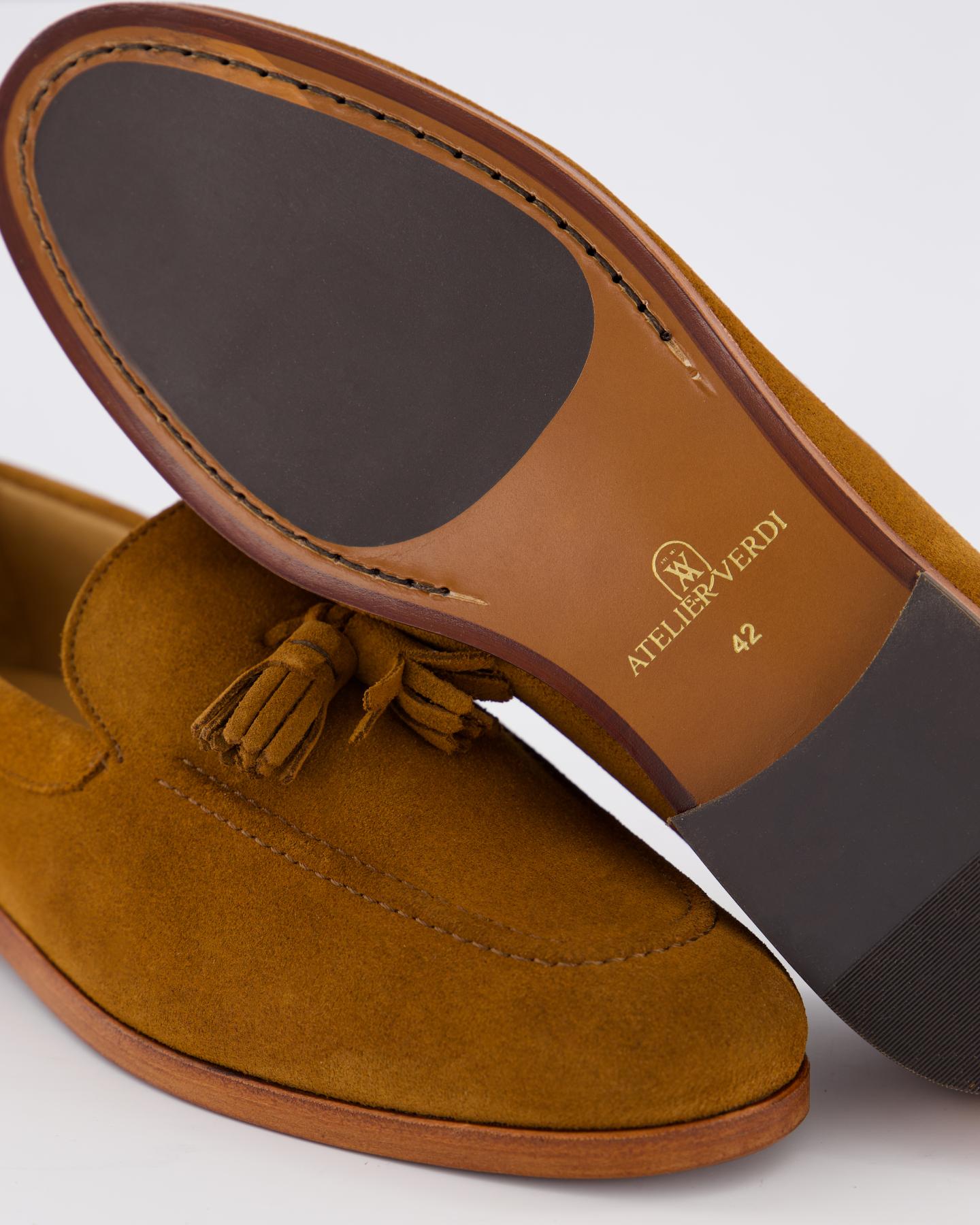 Heren Harrison Loafer Pom Pom Cognac