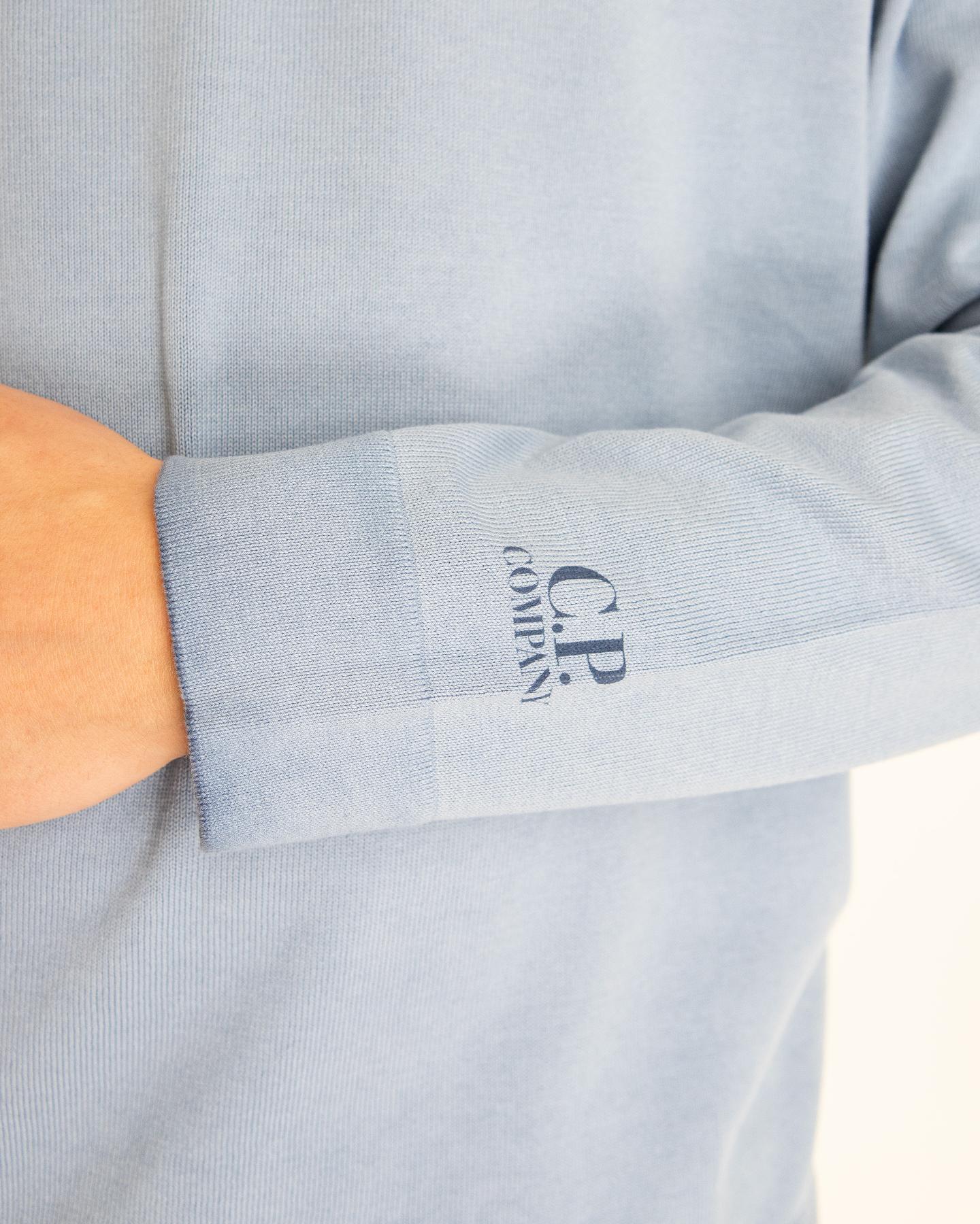Heren Crew Neck Knit Blauw