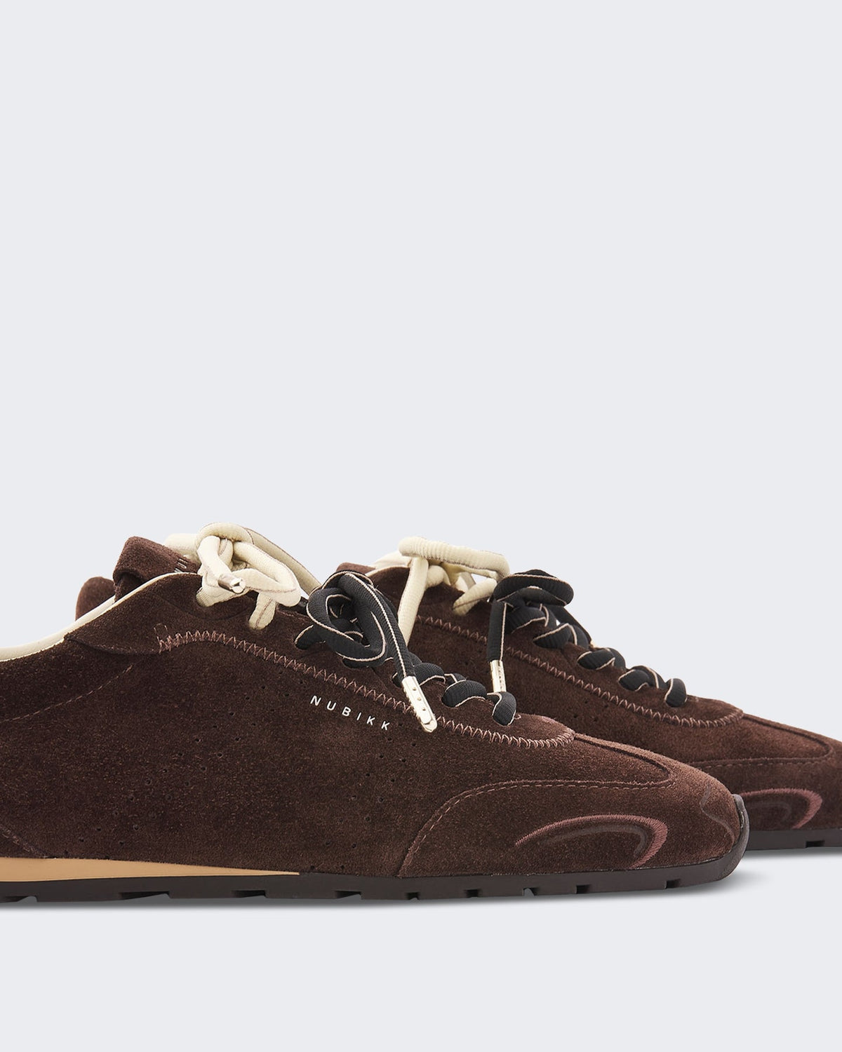 Nubikk Dames Billy Lou II sneakers Bruin - Eleganza.nl