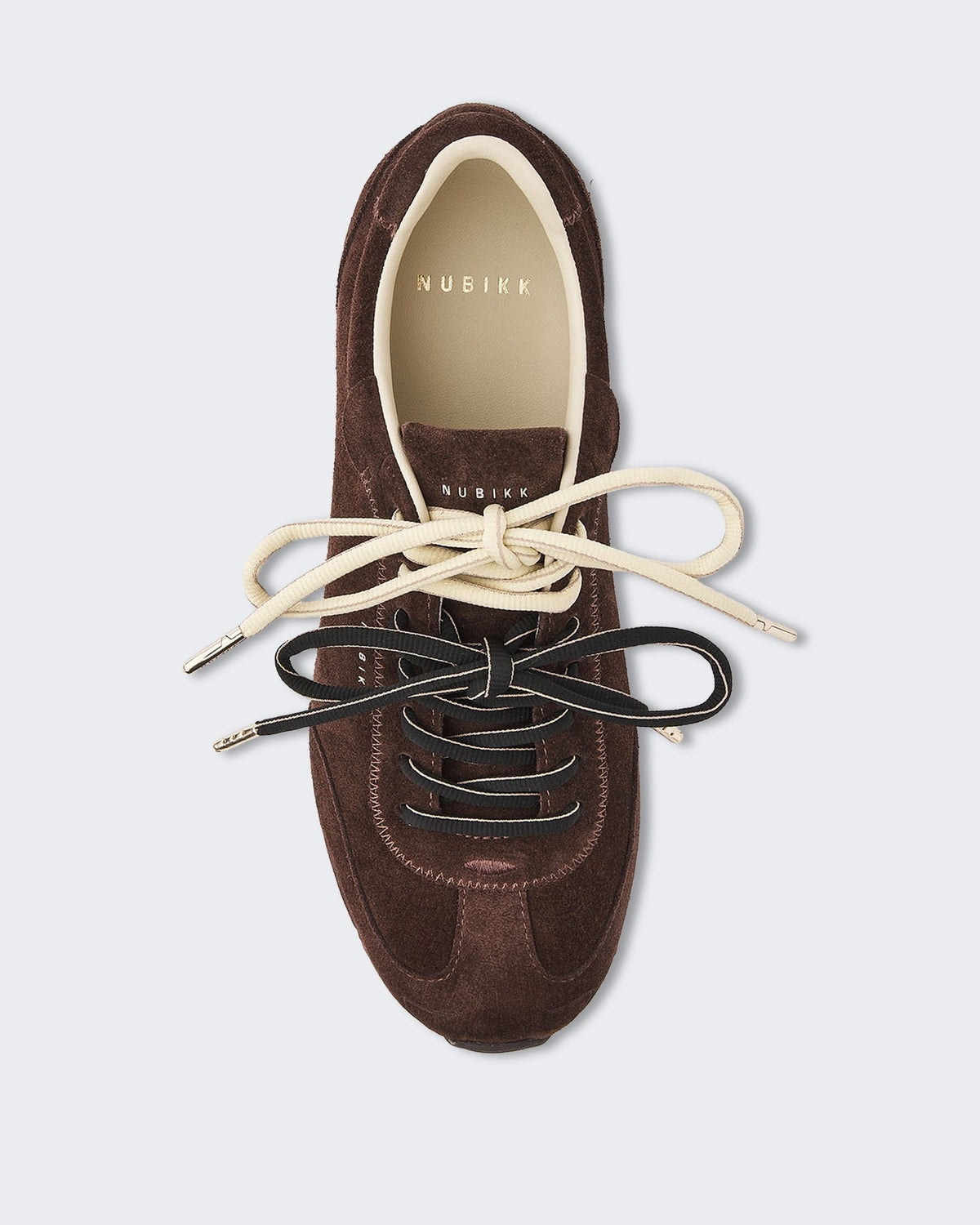 Nubikk Dames Billy Lou II sneakers Bruin - Eleganza.nl