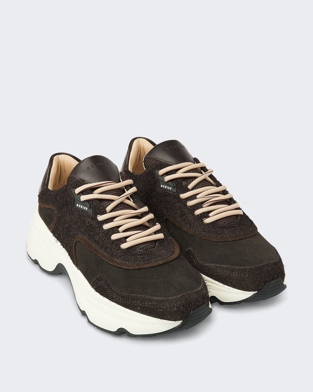 Nubikk Dames Ross Zay sneaker Bruin - Eleganza.nl