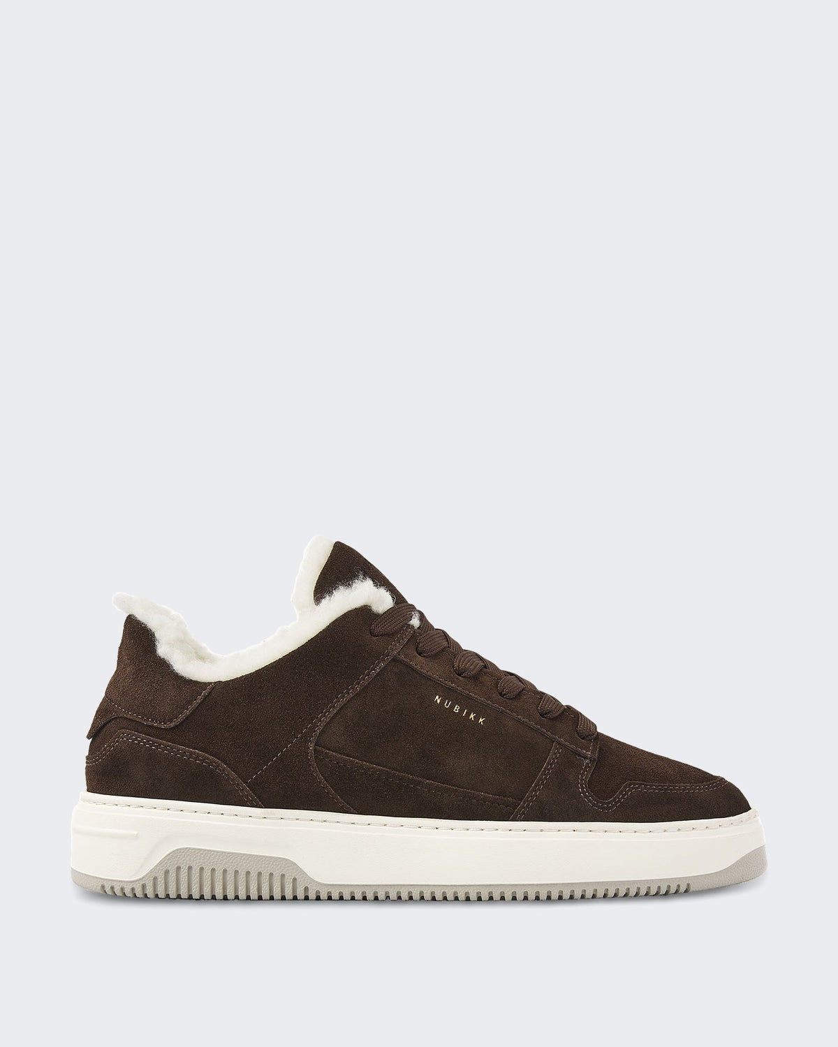Nubikk Heren Basket Court Fur (M) Bruin - Eleganza.nl
