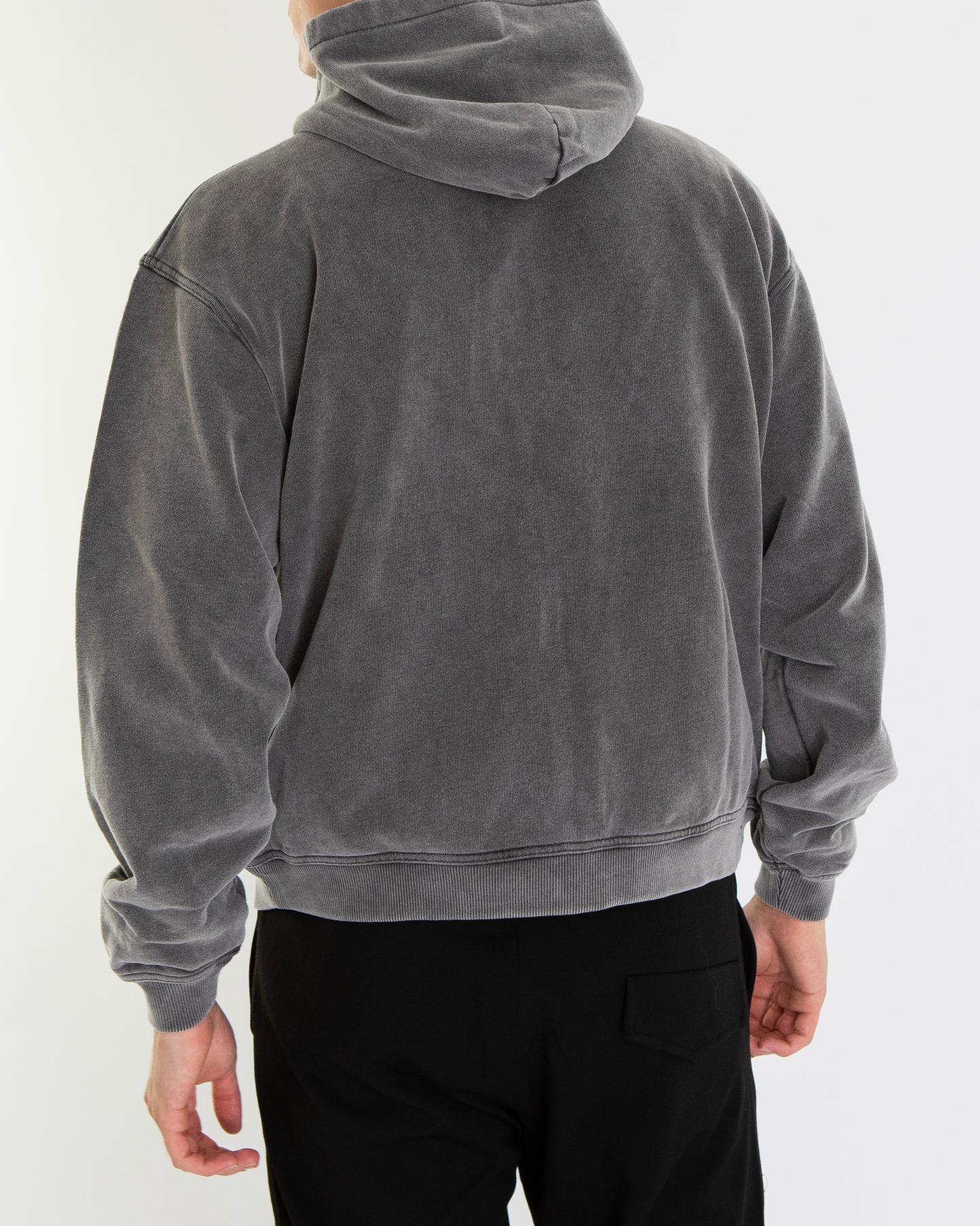 Heren Script Logo Zip Hoodie