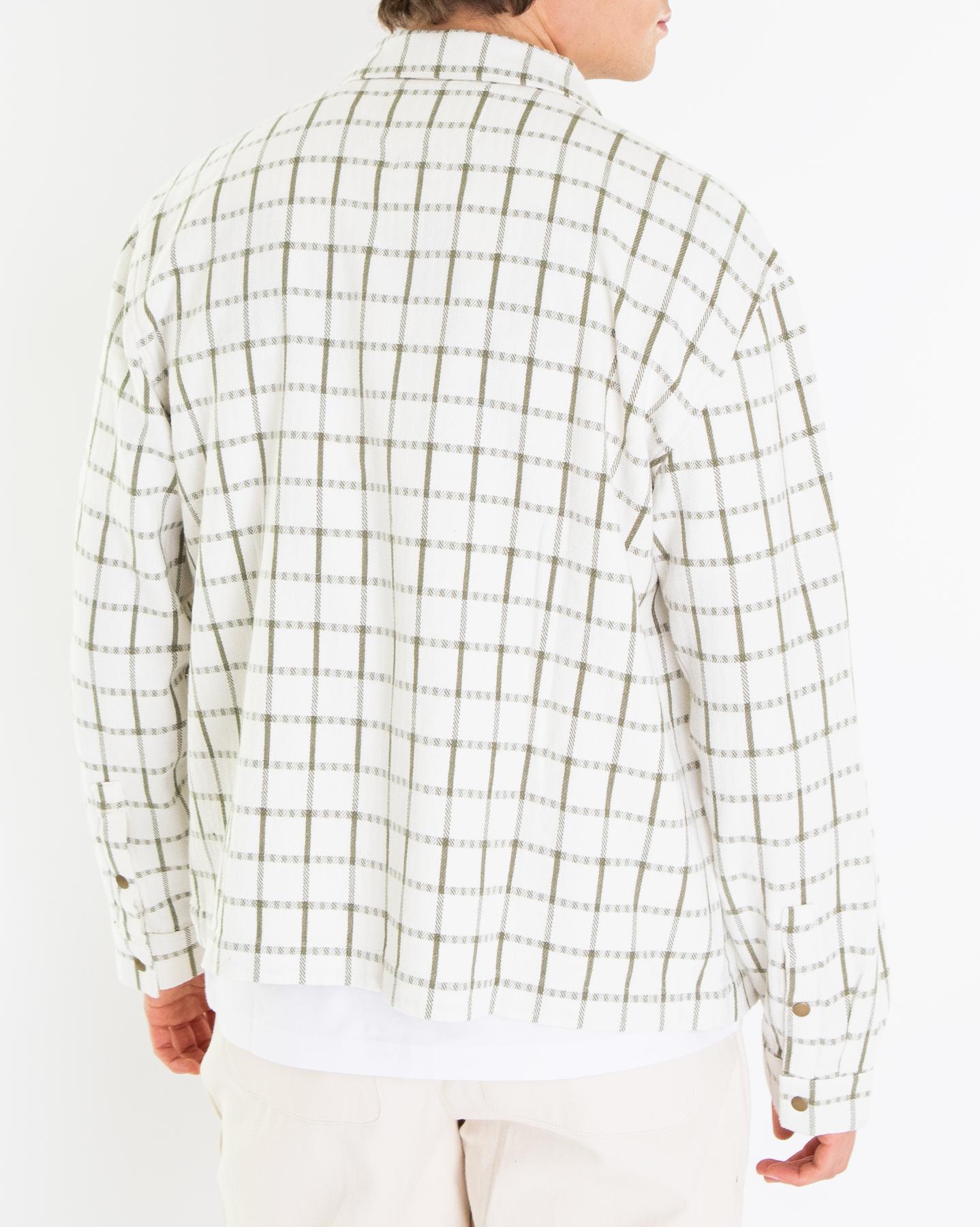 Heren Tea Cloth Shirt Groen