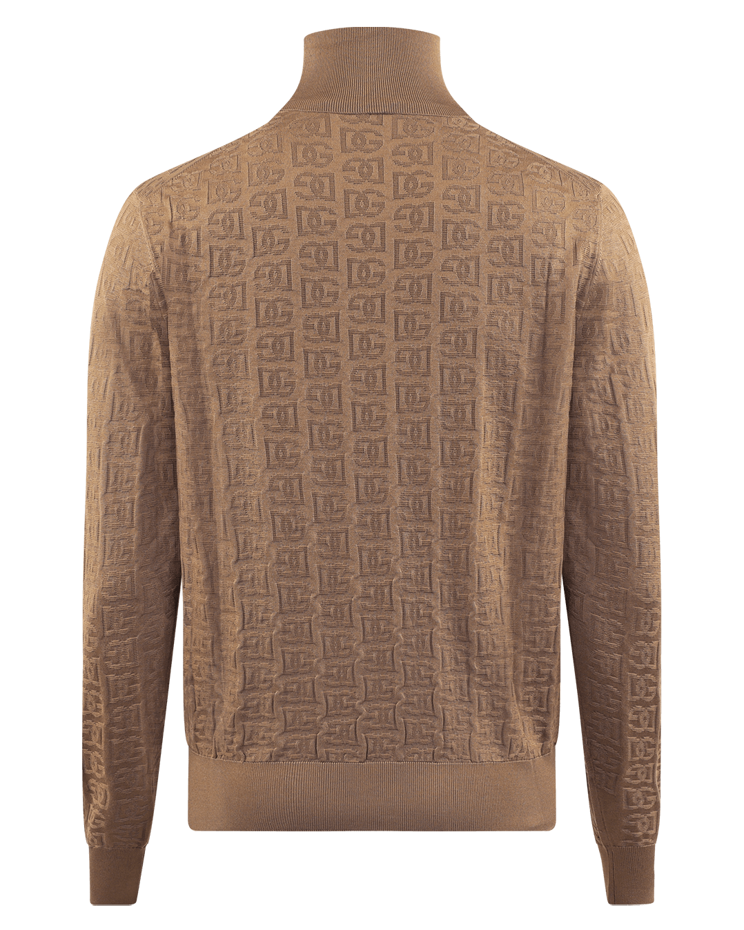 Men Silk Jacquard DG Logo Beige