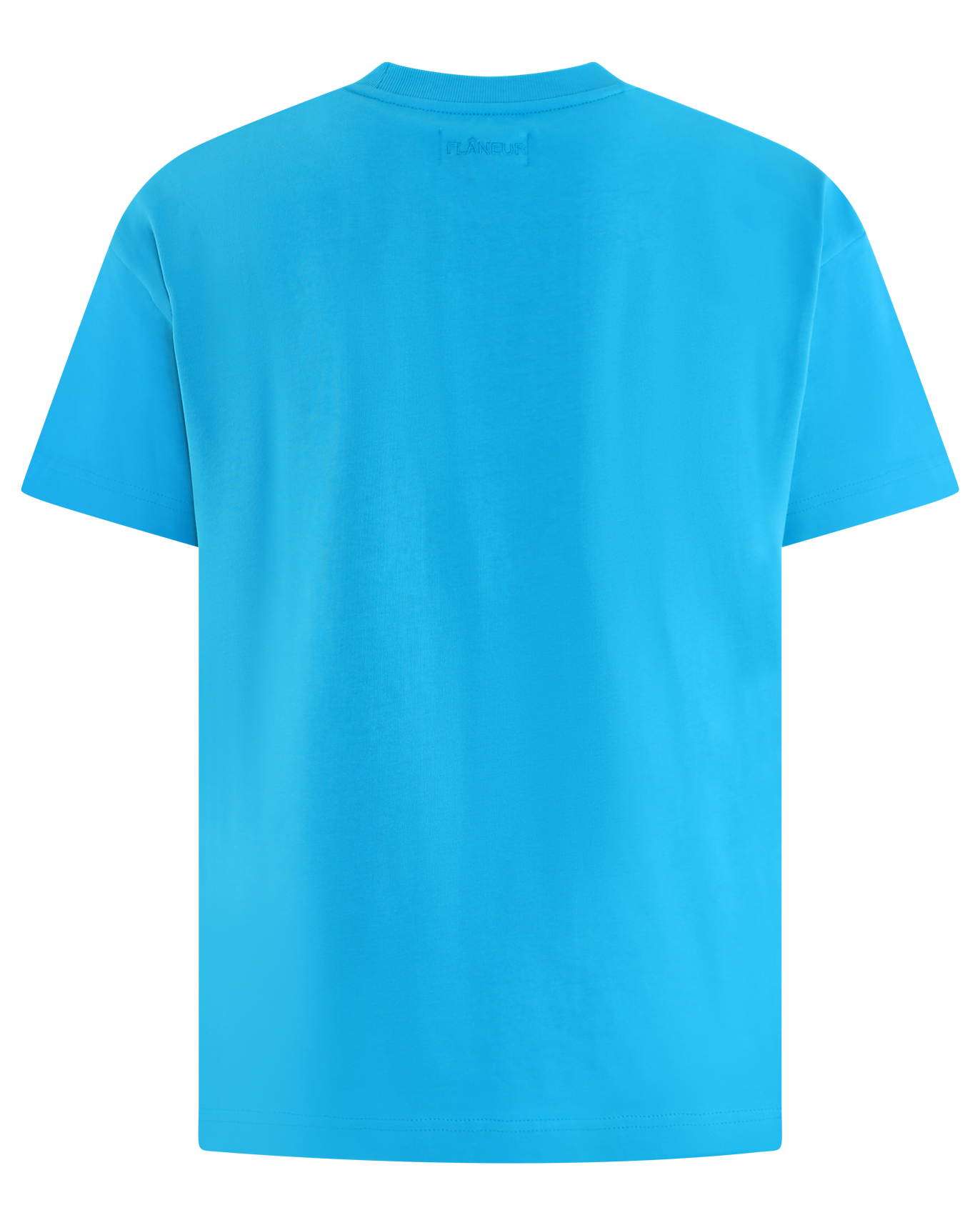 Heren Tonal Logo T-Shirt Blauw
