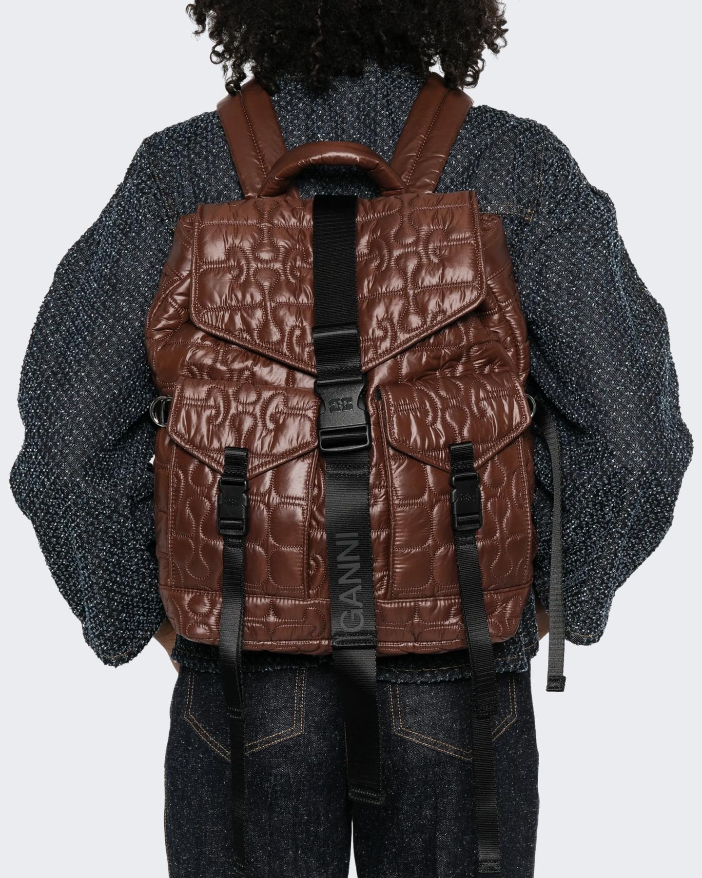 Dames Quilted Re-Tech Backpack