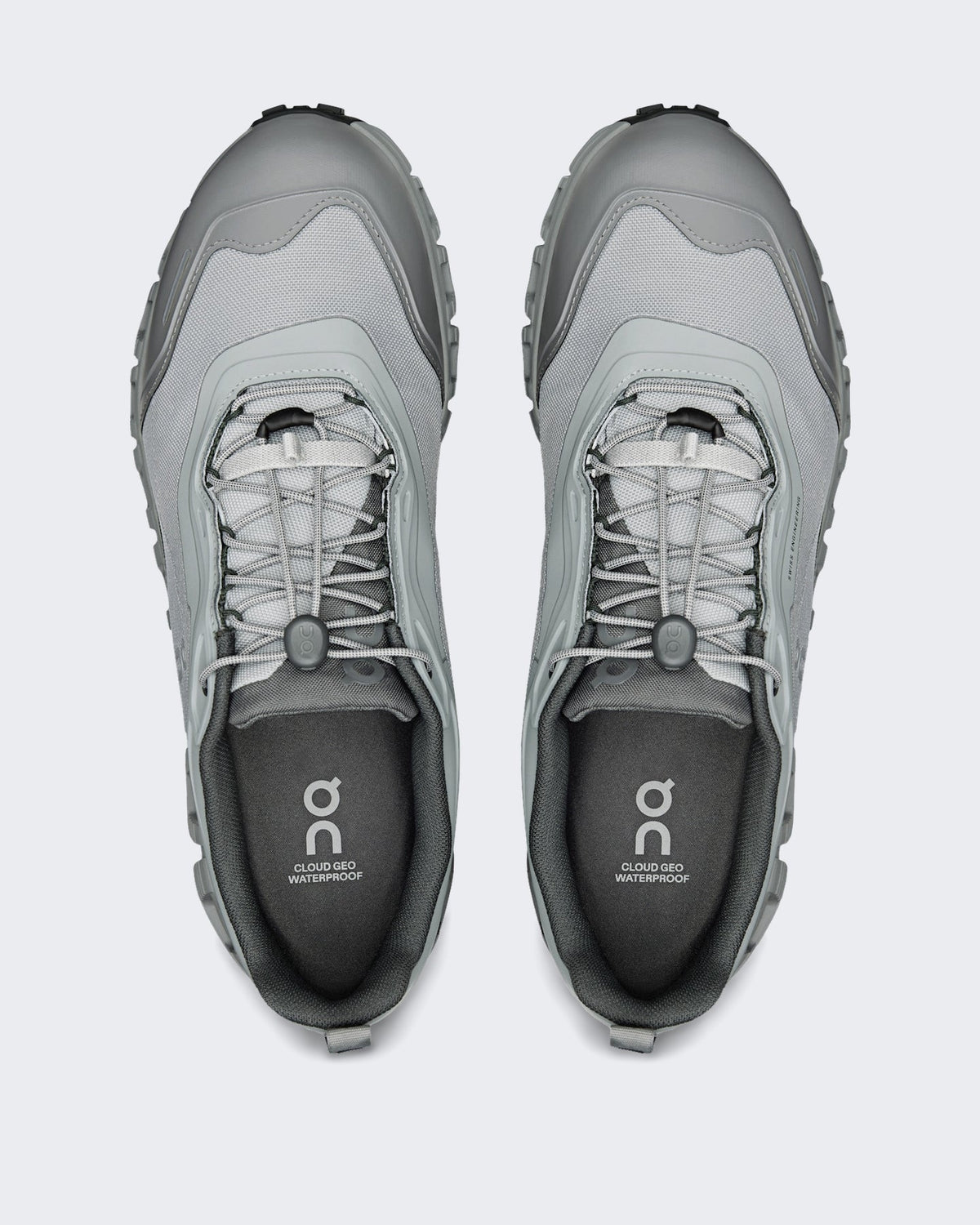 On Heren Cloud 6 Geo WP waterbestendige sneaker in grijs - Eleganza.nl
