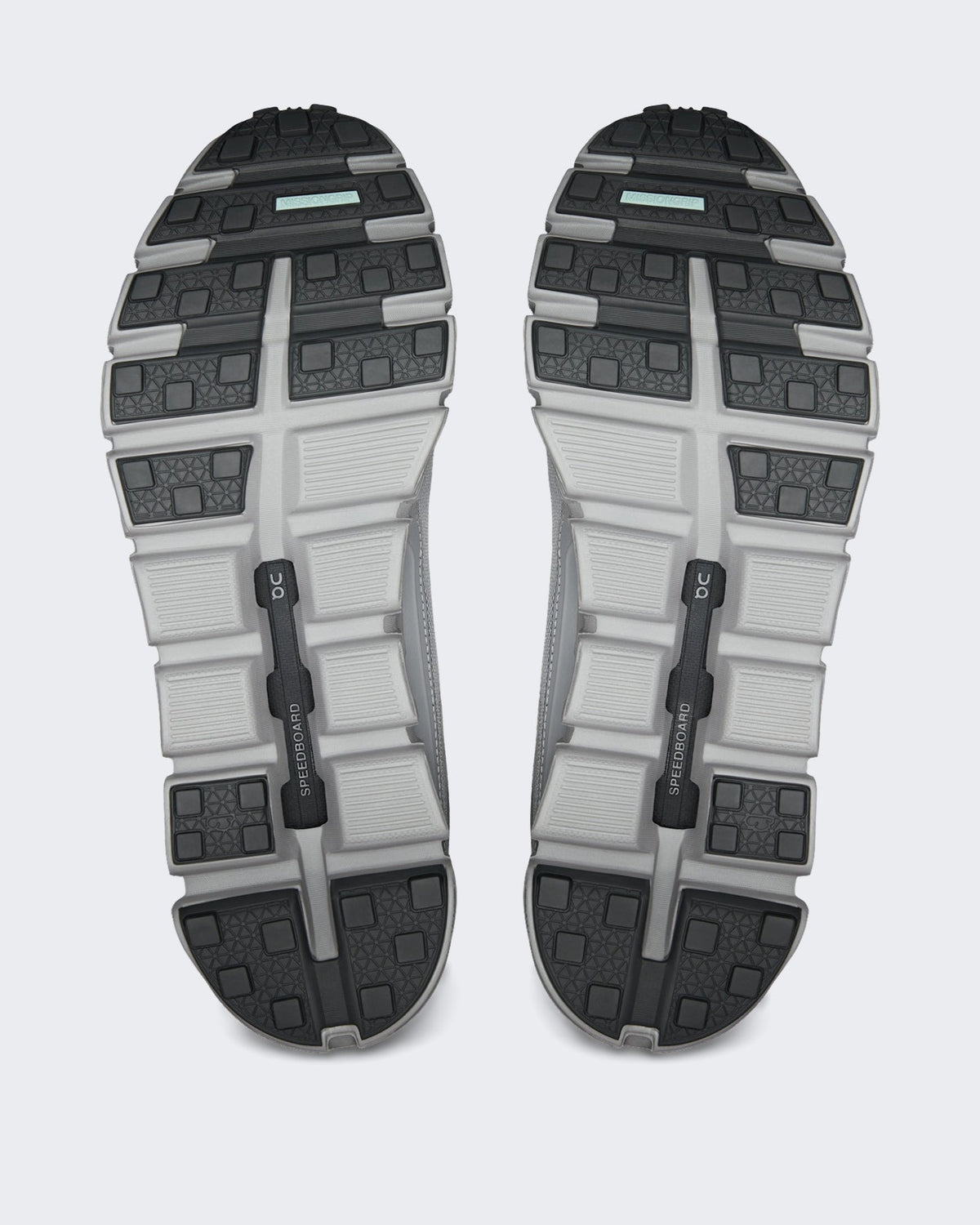 On Heren Cloud 6 Geo WP waterbestendige sneaker in grijs - Eleganza.nl