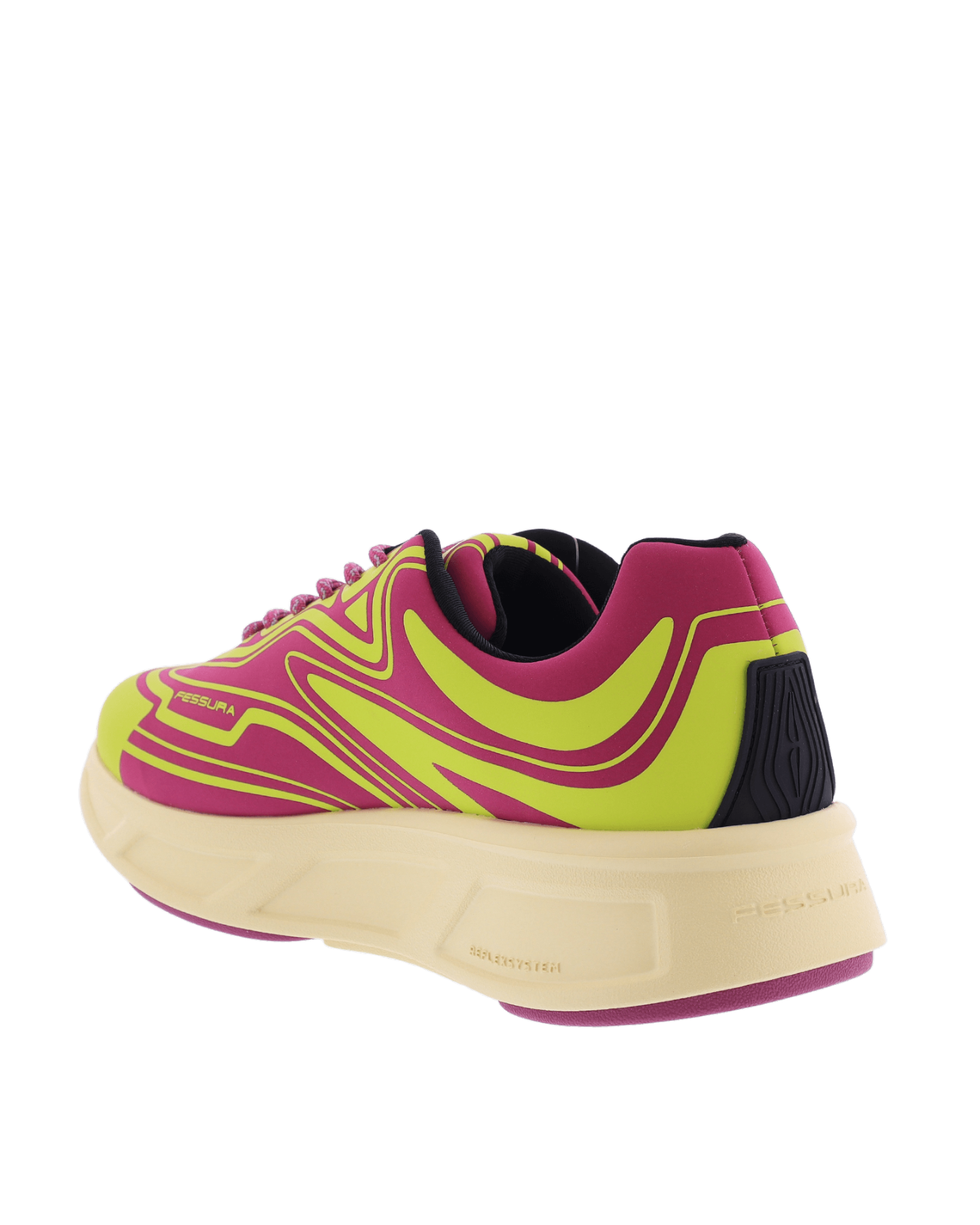 Women Runflex 02 sneaker yellow/pink
