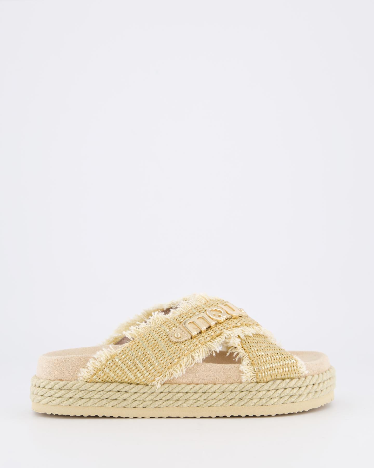 Dames Criss-Cross Rope Sandal