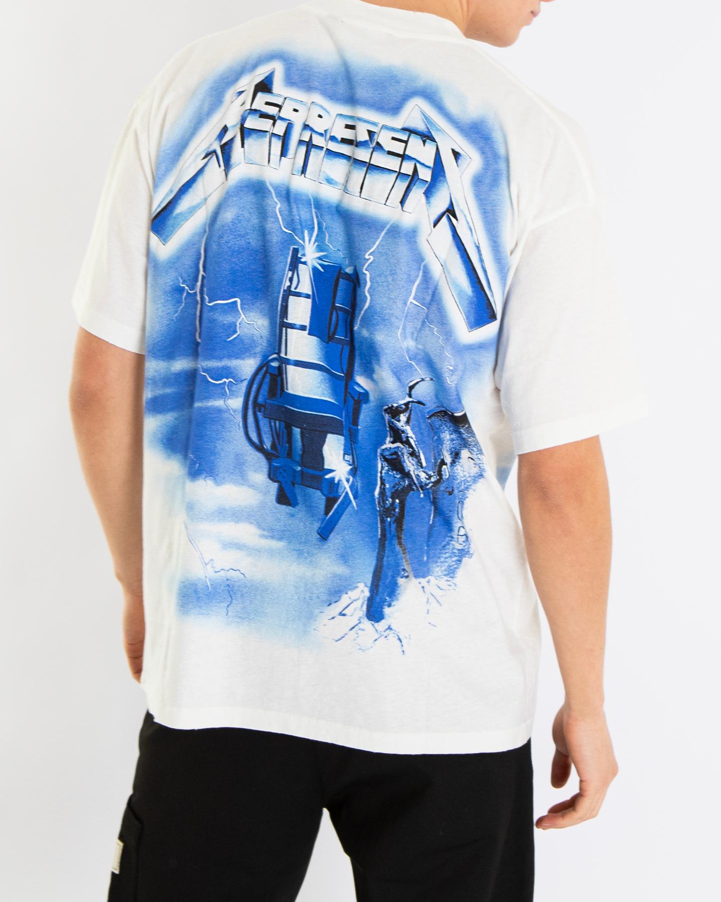 Heren Metallica Ride T-Shirt Wit