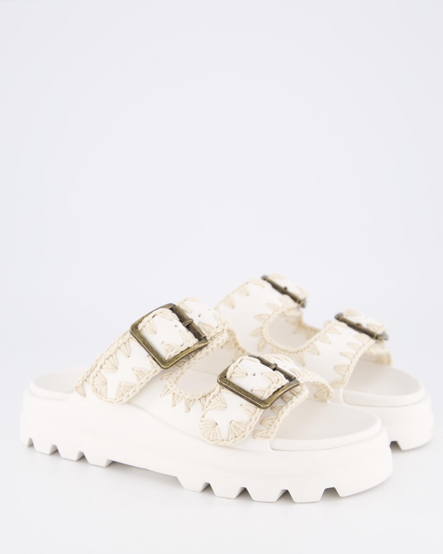 Dames Eva One-Piece Slide Two-Buckle