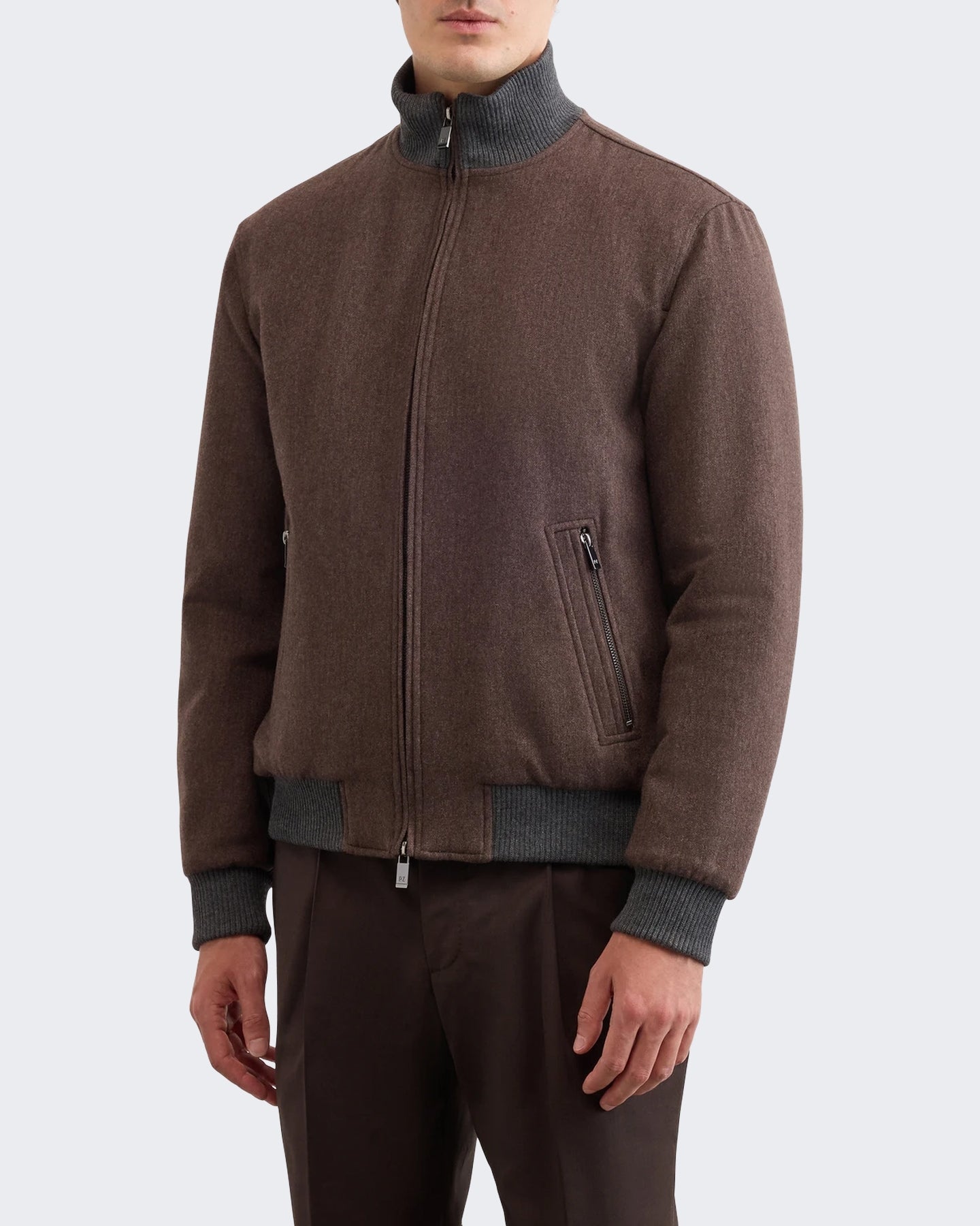 Pal Zileri Heren Blouson jack in bruine kleur Bruin - Eleganza.nl