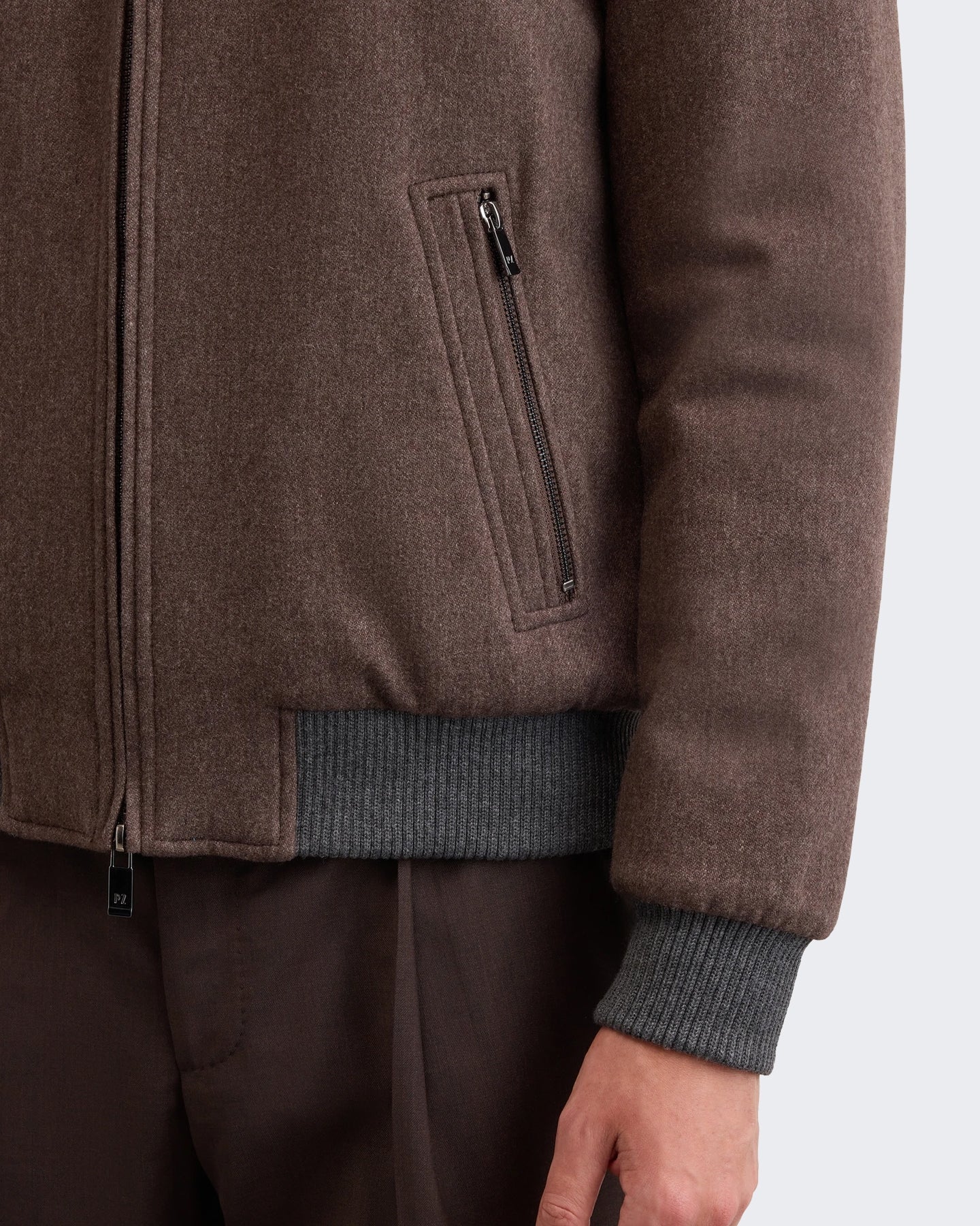 Pal Zileri Heren Blouson jack in bruine kleur Bruin - Eleganza.nl