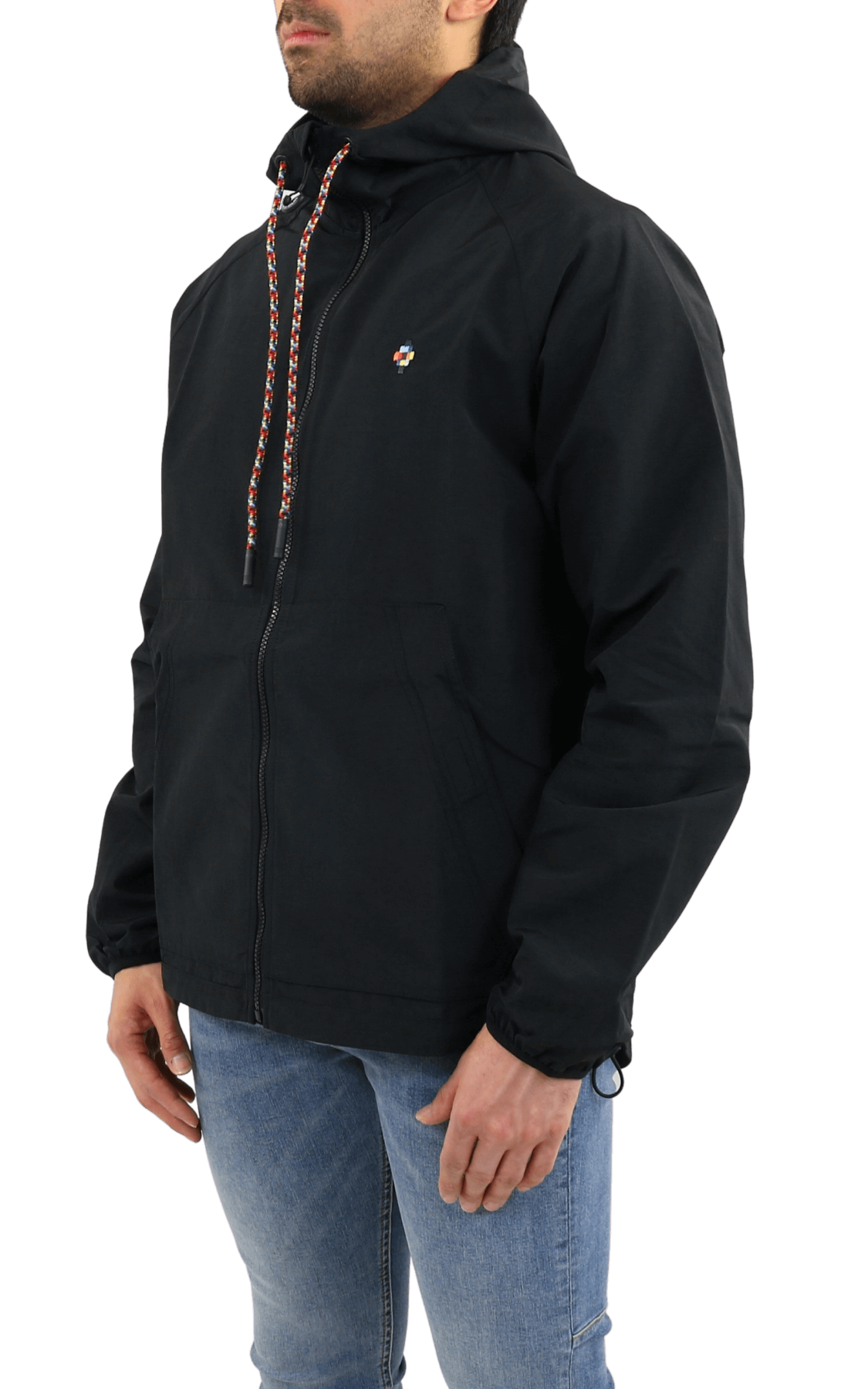 Men Colorful Cross Nylon Windbre