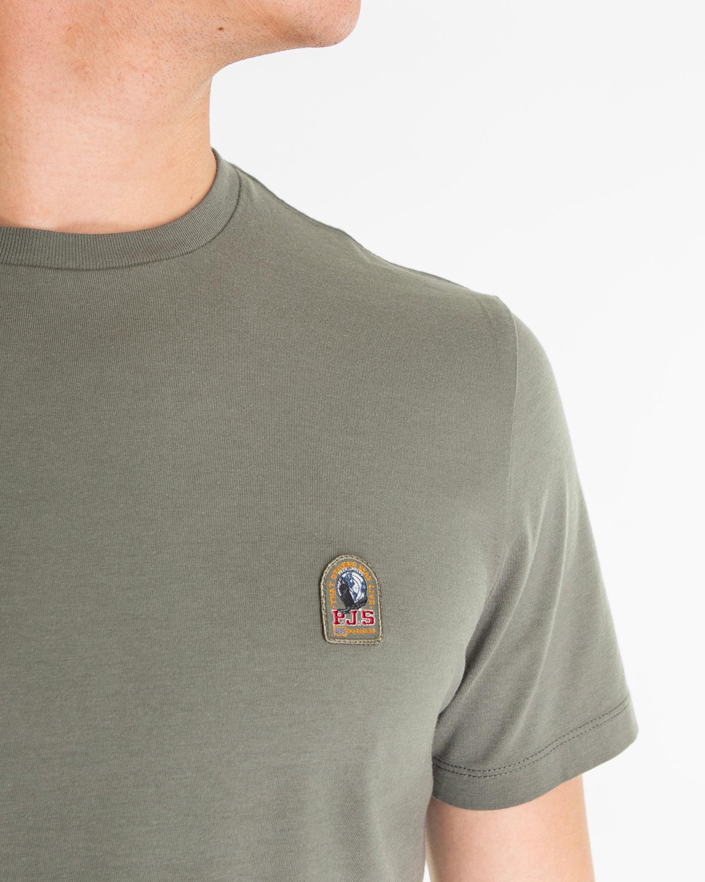 Parajumpers Heren Patch T-Shirt Groen - Eleganza.nl