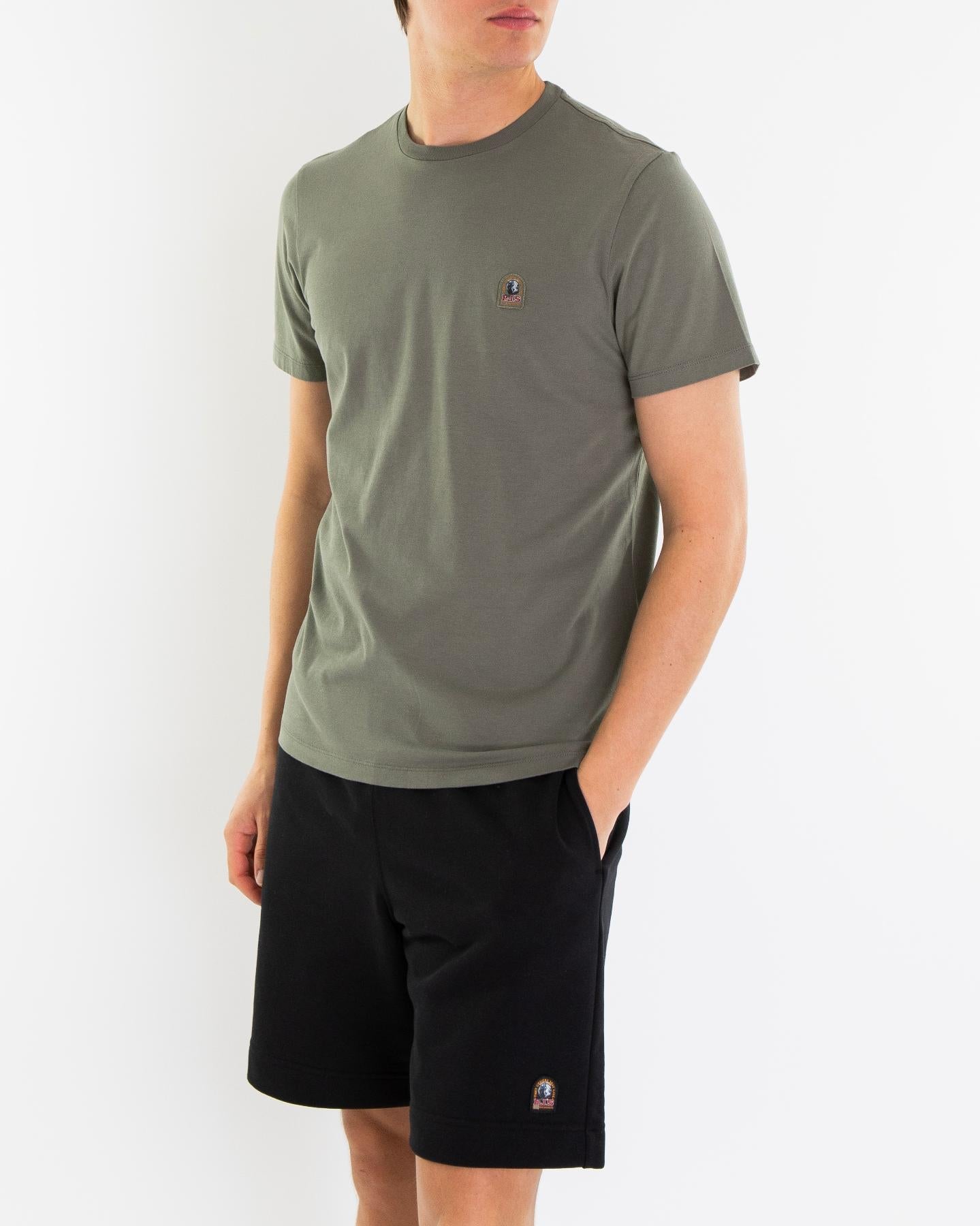 Parajumpers Heren Patch T-Shirt Groen - Eleganza.nl