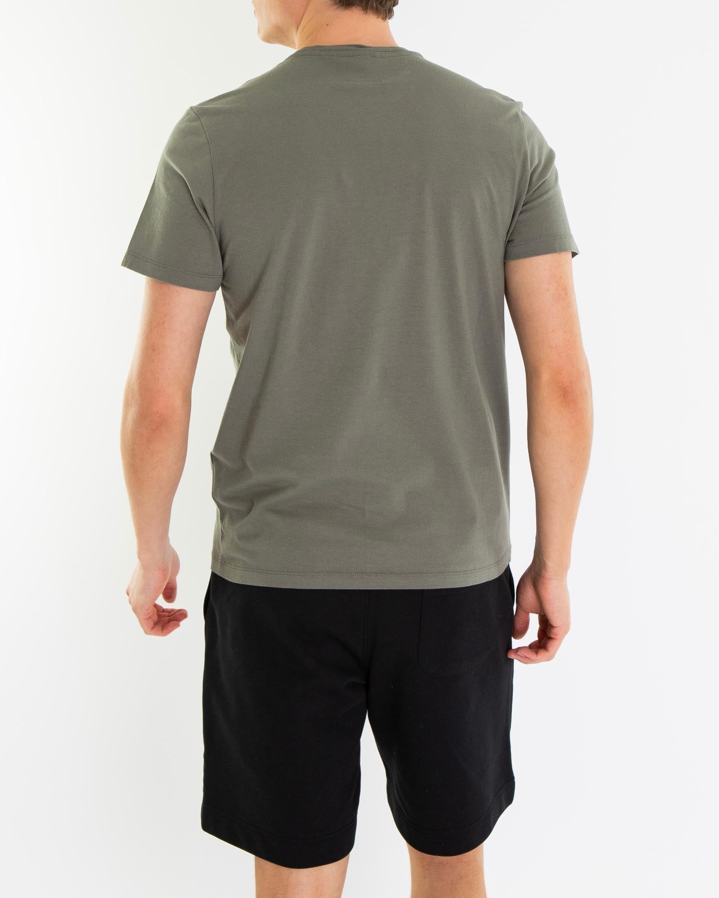 Parajumpers Heren Patch T-Shirt Groen - Eleganza.nl