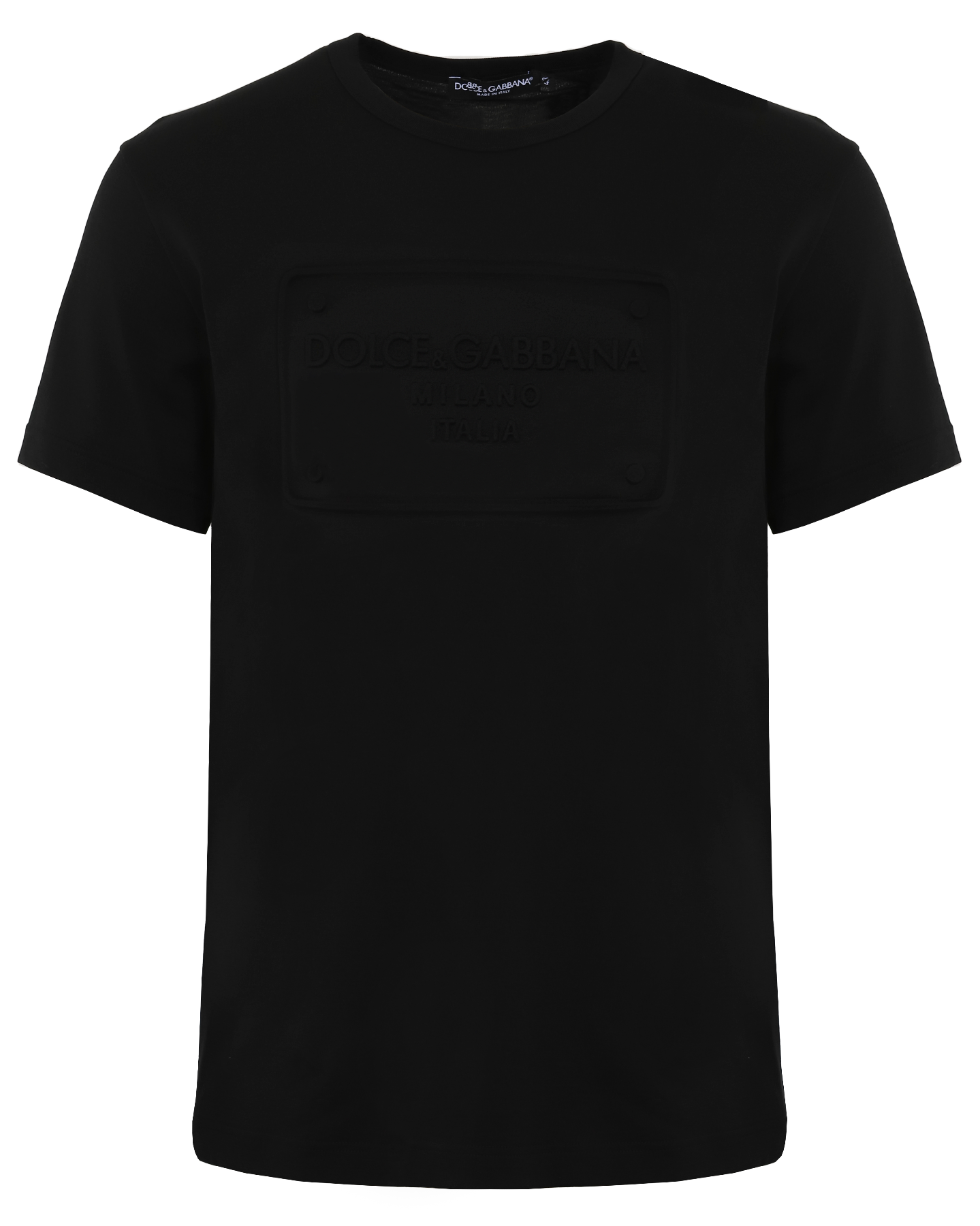 Men T-shirt with embossed logo