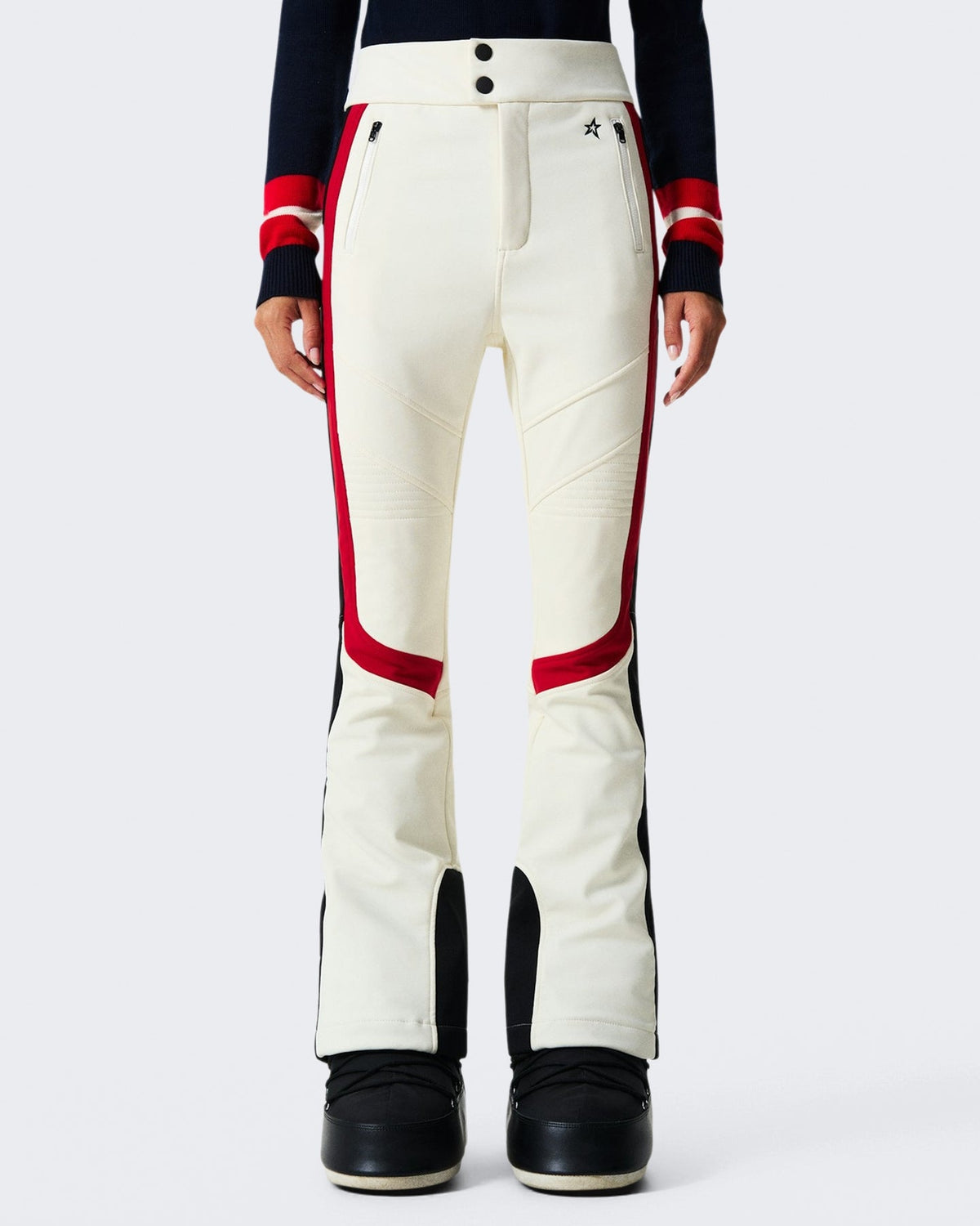 Perfect Moments Dames Saint Moritz ski broek met hoge taille Wit - Eleganza.nl