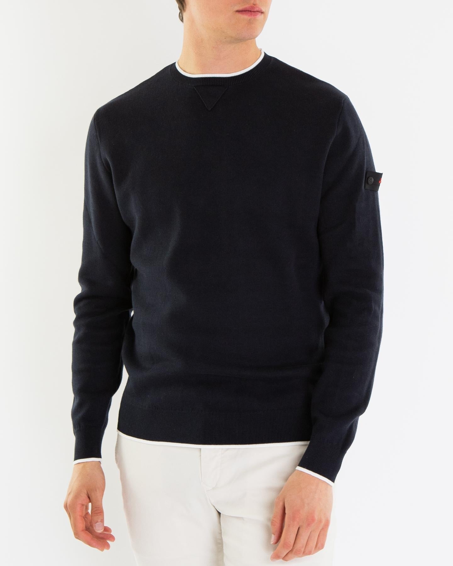 Peuterey Heren Rubjerg Sweater Blauw - Eleganza.nl