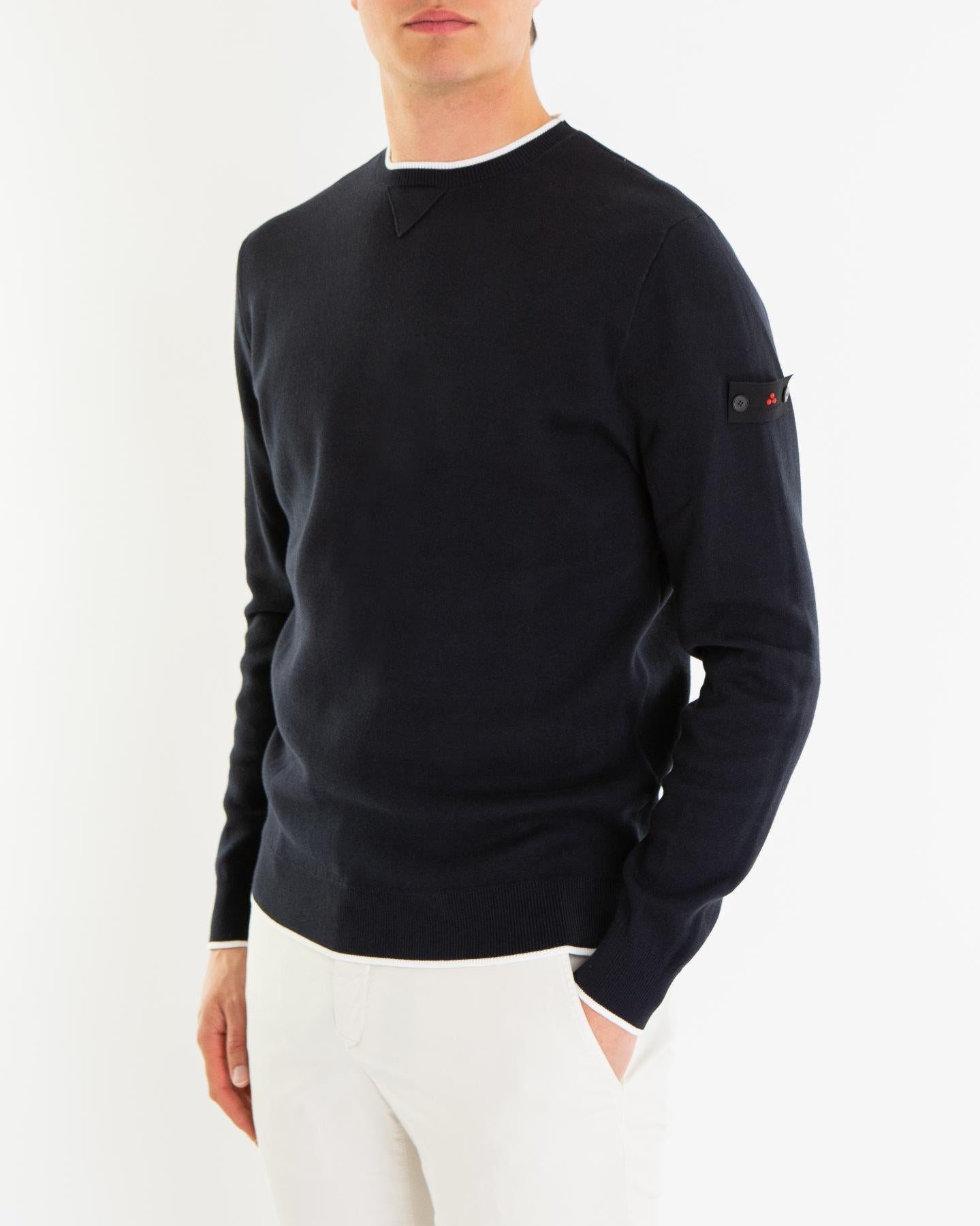 Peuterey Heren Rubjerg Sweater Blauw - Eleganza.nl