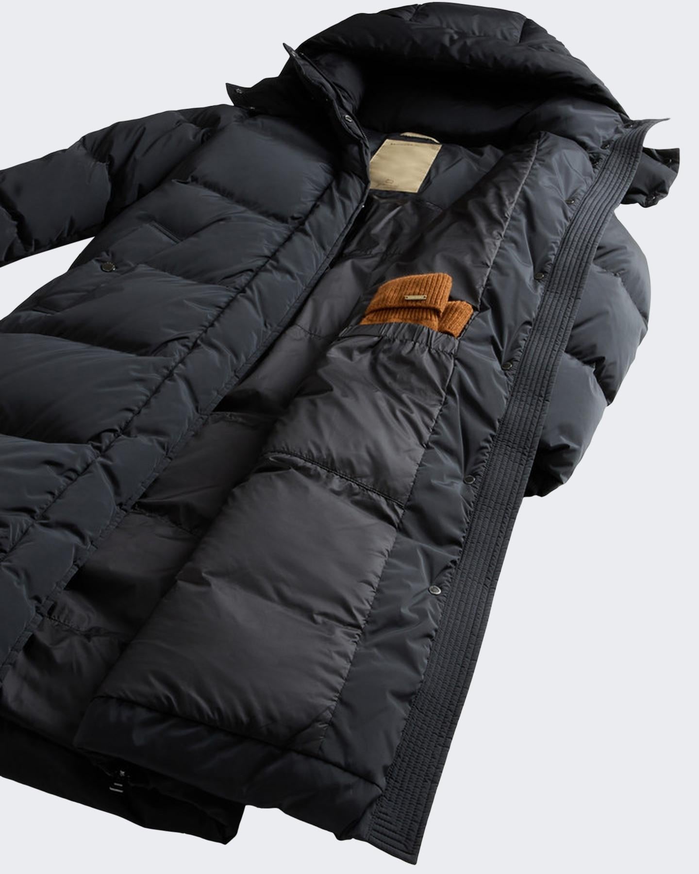 Dames Kelly Long Parka Zwart