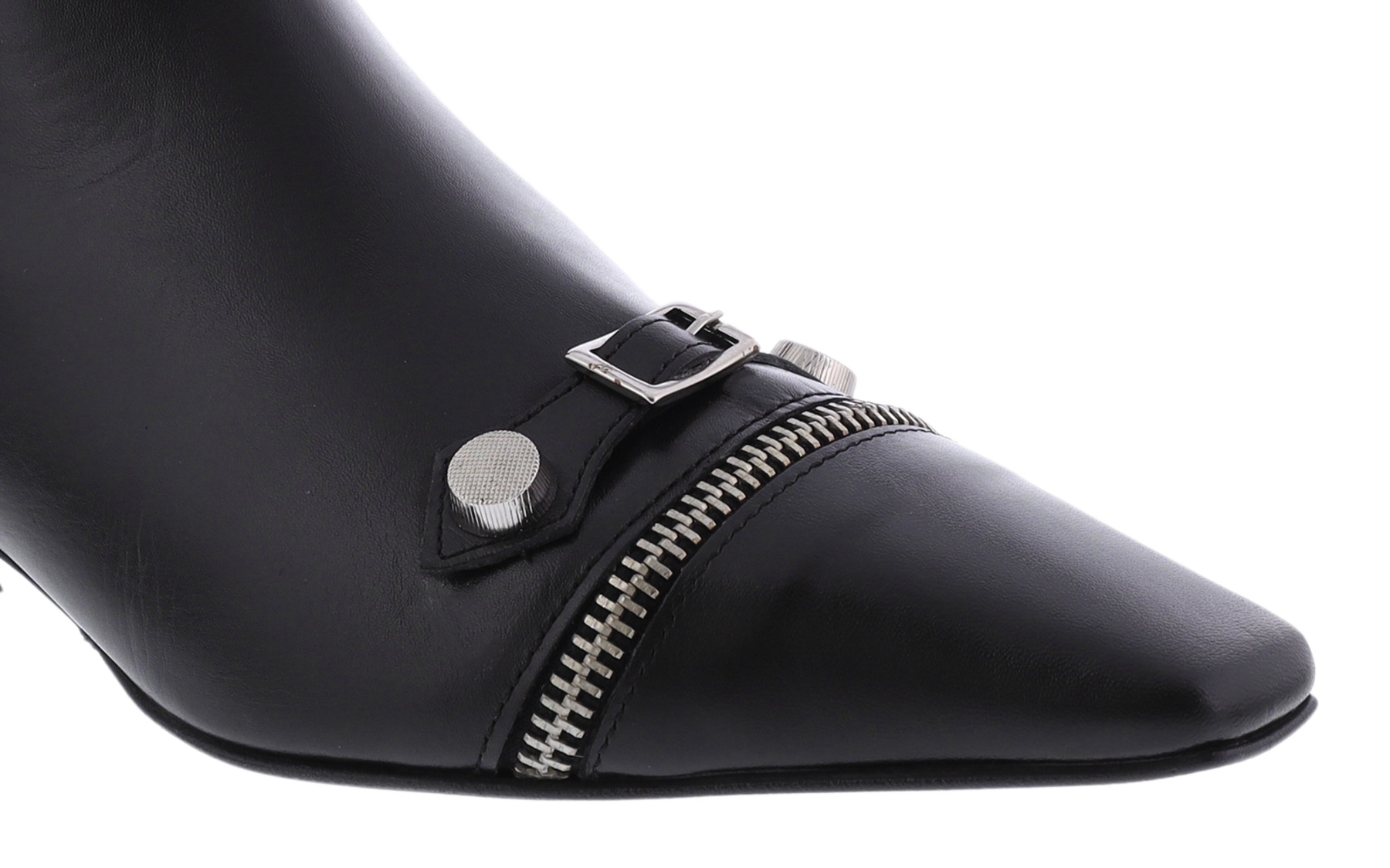 Women Tronchetto leather black