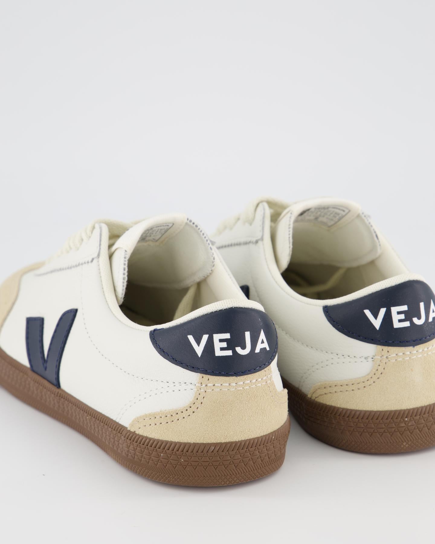 Dames Volley Sneaker Wit/Blauw